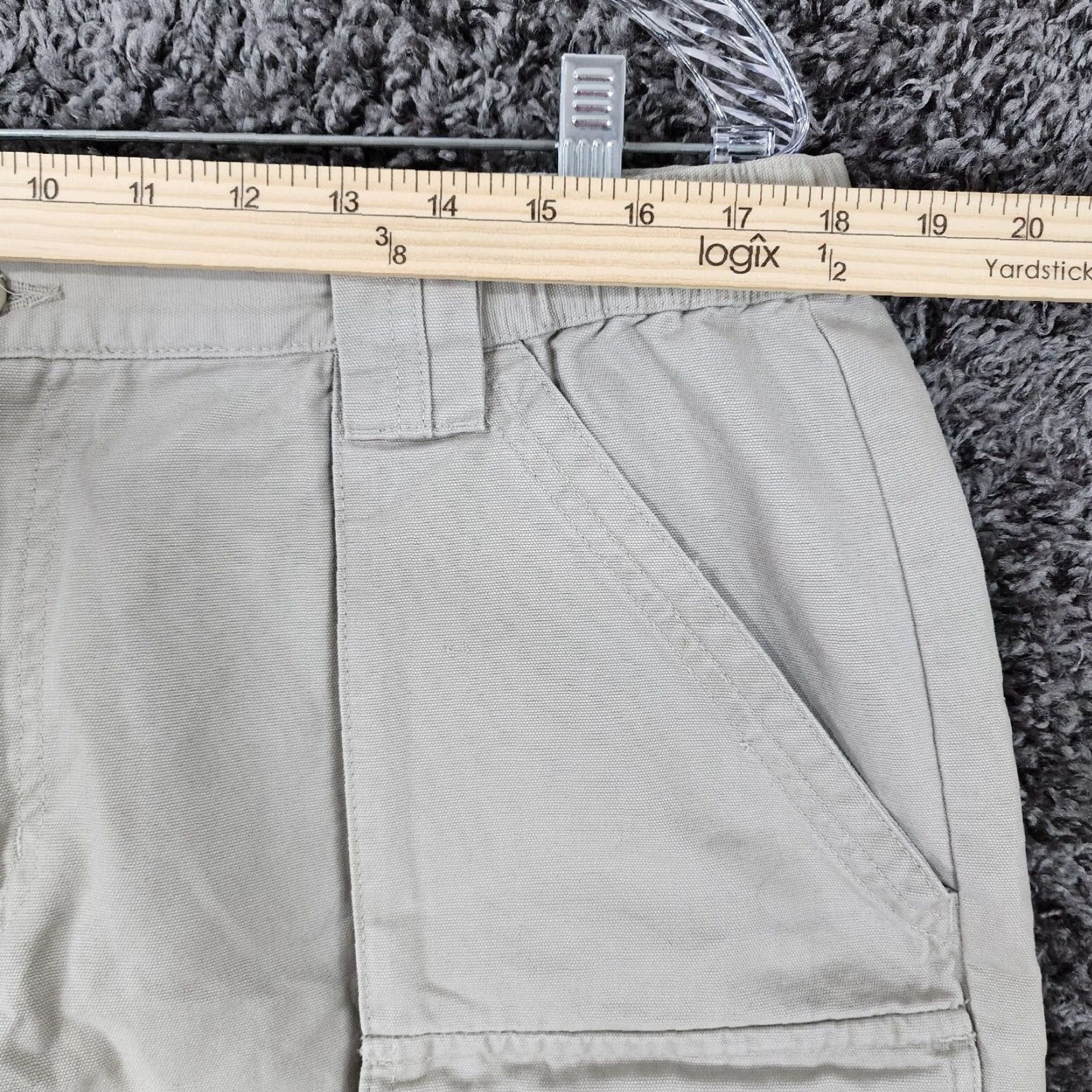 Vintage Columbia Mens Cargo Shorts Beach Hiking Camping Beige Size L Regular Waist 36in Men Size US 33 - 4 Thumbnail