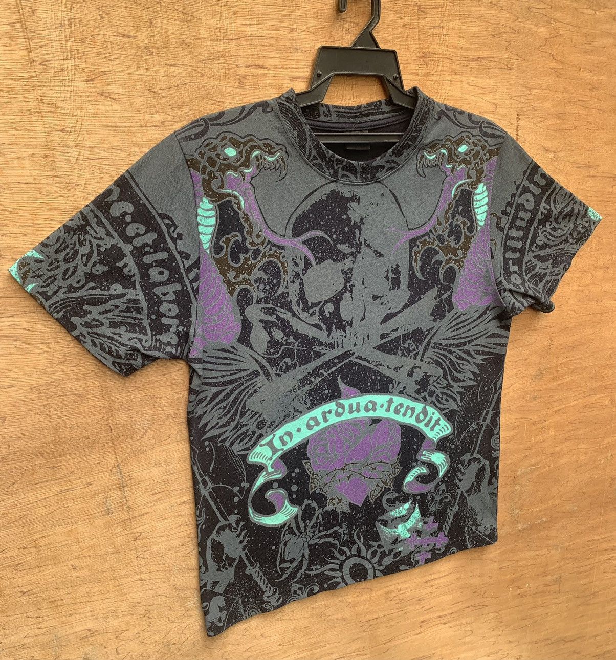 Art Comes First In.Ardua.tendit Full Print T Shirt Size US M / EU 48-50 / 2 - 3 Thumbnail