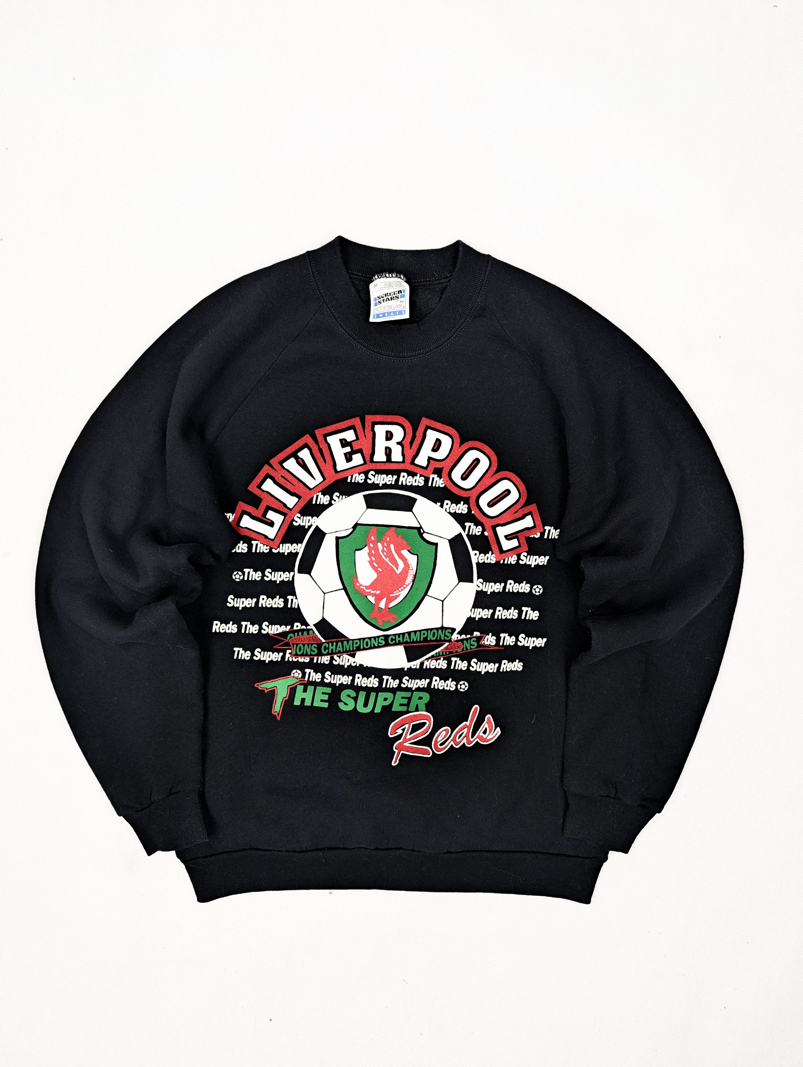 Other Screen Stars Liverpool super reds black vintage sweatshirt M Size US M / EU 48-50 / 2 - 1 Thumbnail