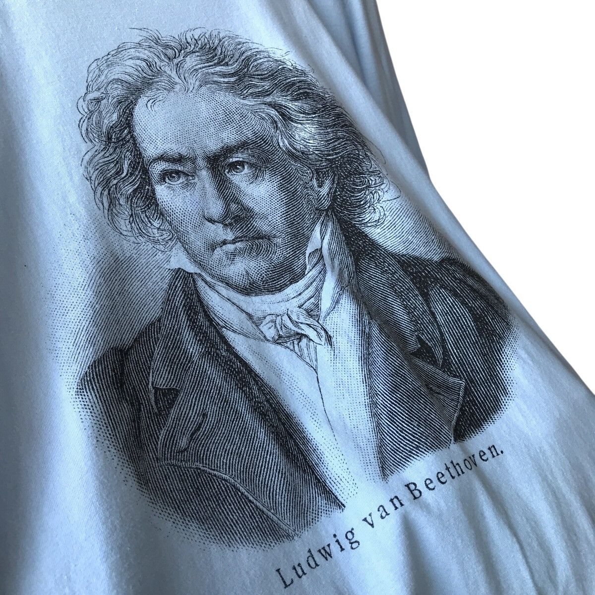 Vintage Ludwig Van Beethoven Classical Pianist Portraiture Tee Size US L / EU 52-54 / 3 - 4 Thumbnail