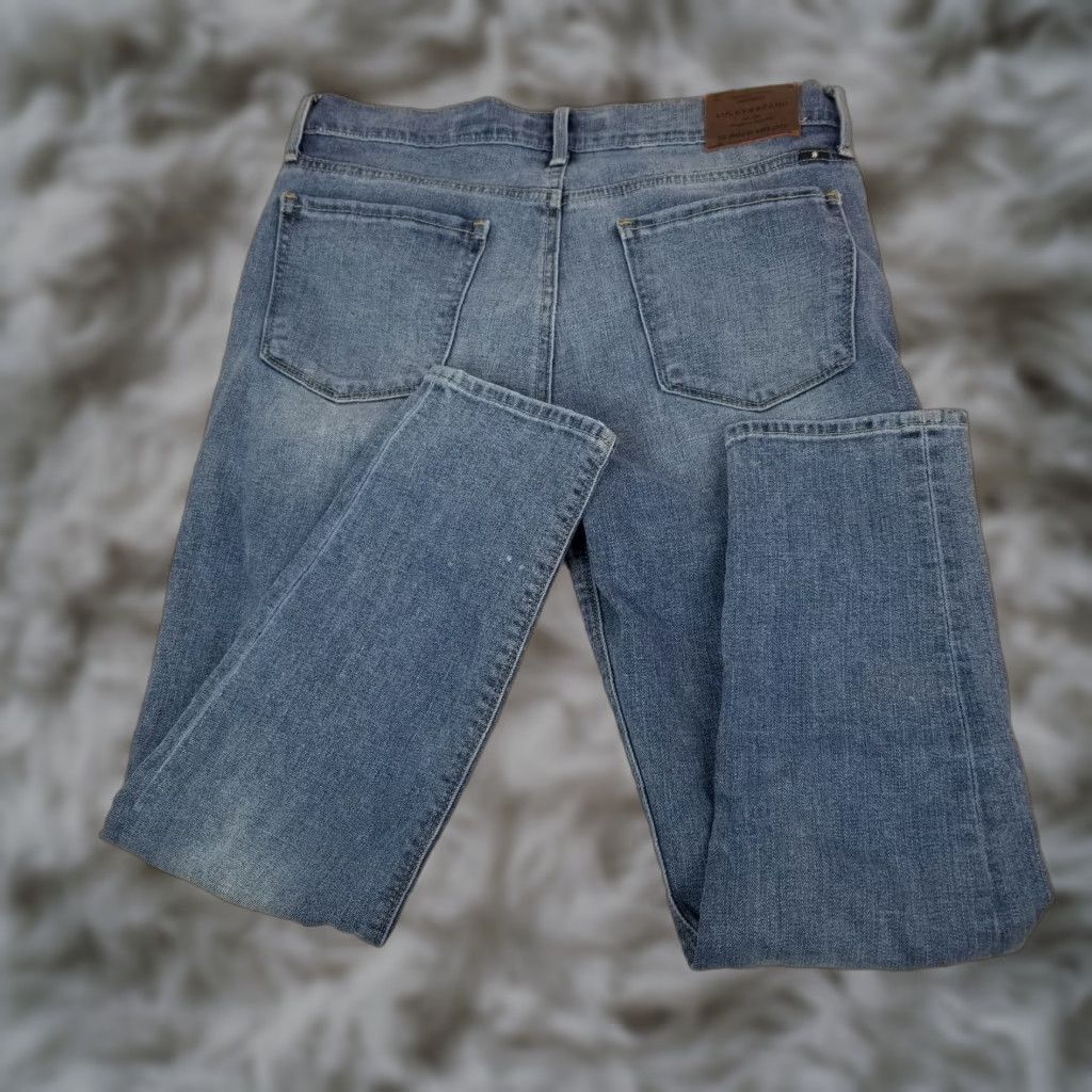 Lucky Brand Lucky Brand Jeans - Womens Crop Distressed Brooke Mid Rise 8 / 29 Blue 5-Pocket Denim Size 30" / US 8 / IT 44 - 1 Thumbnail