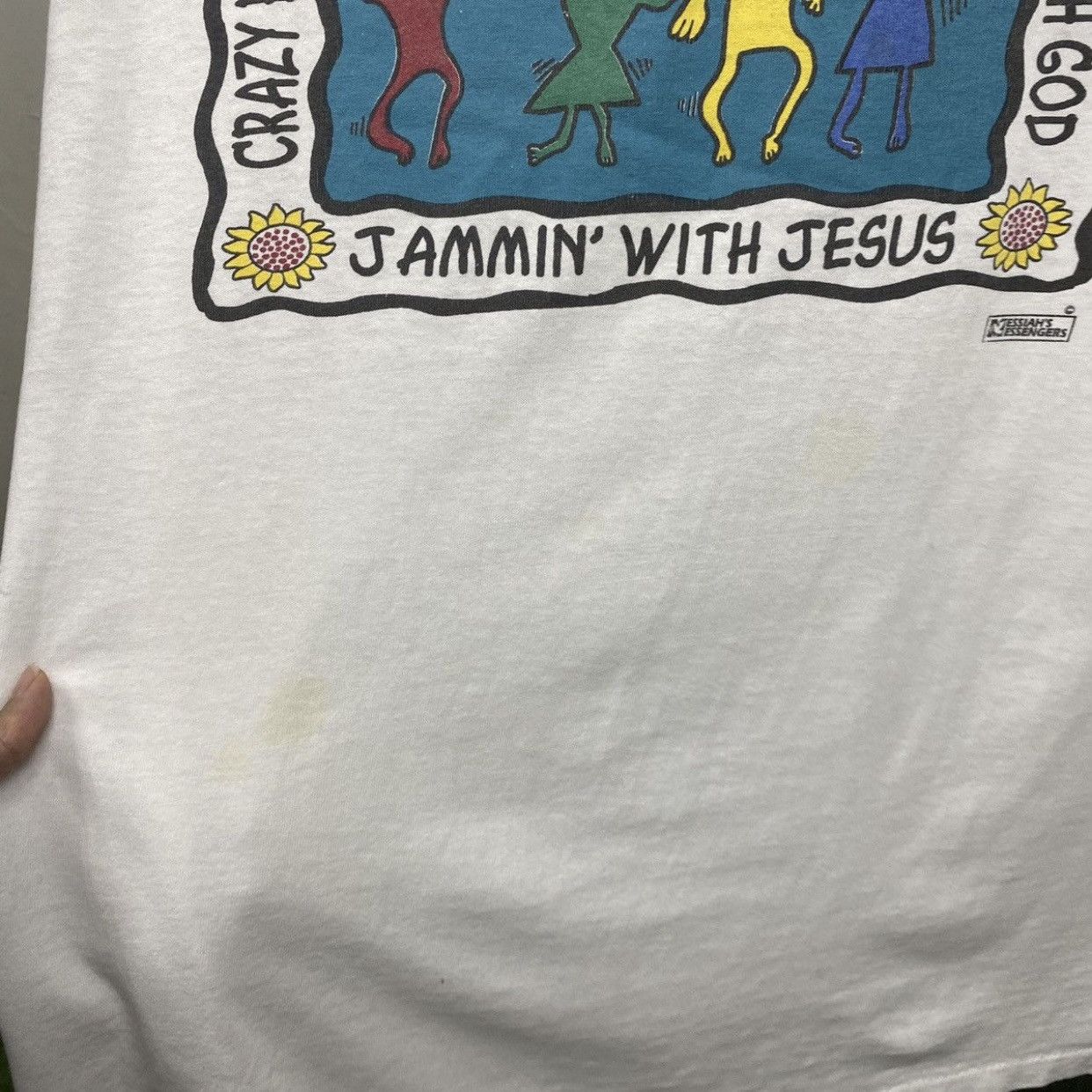 Vintage ‘90s Vintage Religion Messiah Messengers Cartoon Tee Size US XL / EU 56 / 4 - 7 Thumbnail