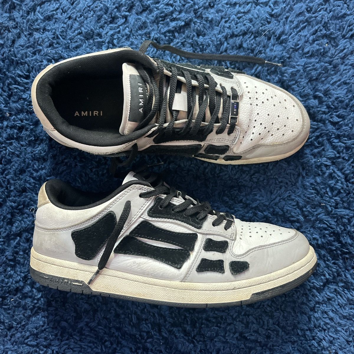 Amiri Amiri Skel Top Low ‘Grey’ Size US 10 / EU 43 - 1 Thumbnail