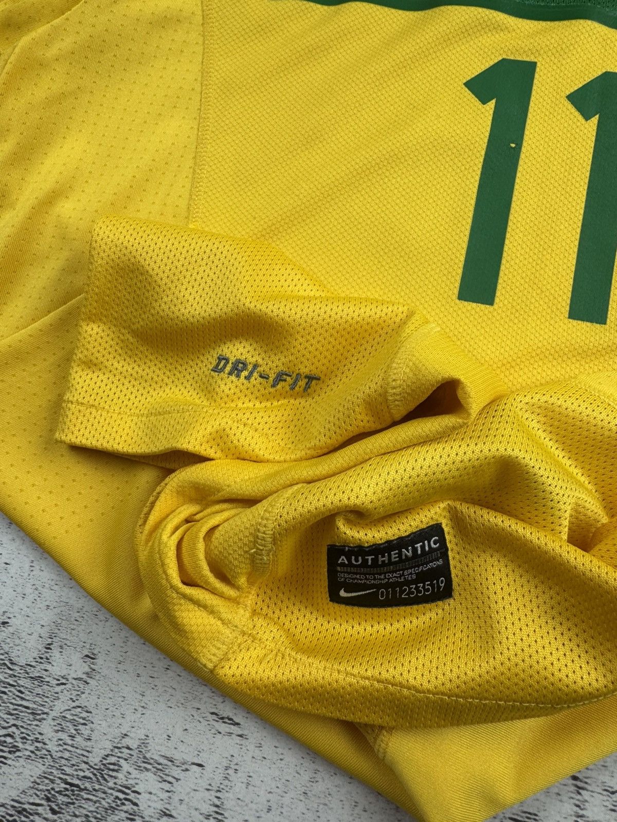 Nike Brasil 2011 2012 Brazil Neymar JR. National Soccer Football T Shirt Jersey Tee Size US S / EU 44-46 / 1 - 11 Thumbnail