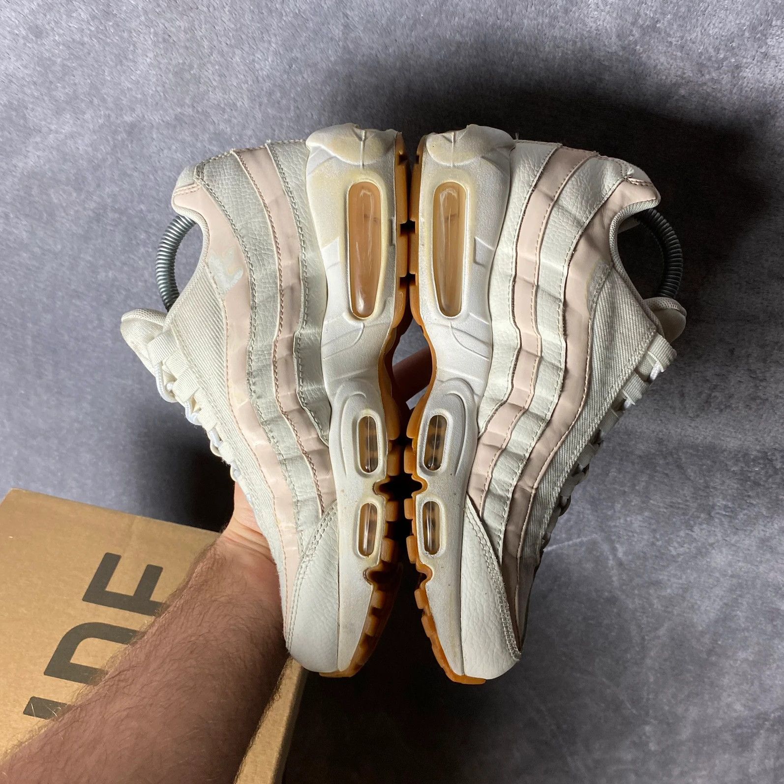 Nike Nike Air Max 95 white powder pink sneakers Size US 10 / IT 40 - 9 Thumbnail