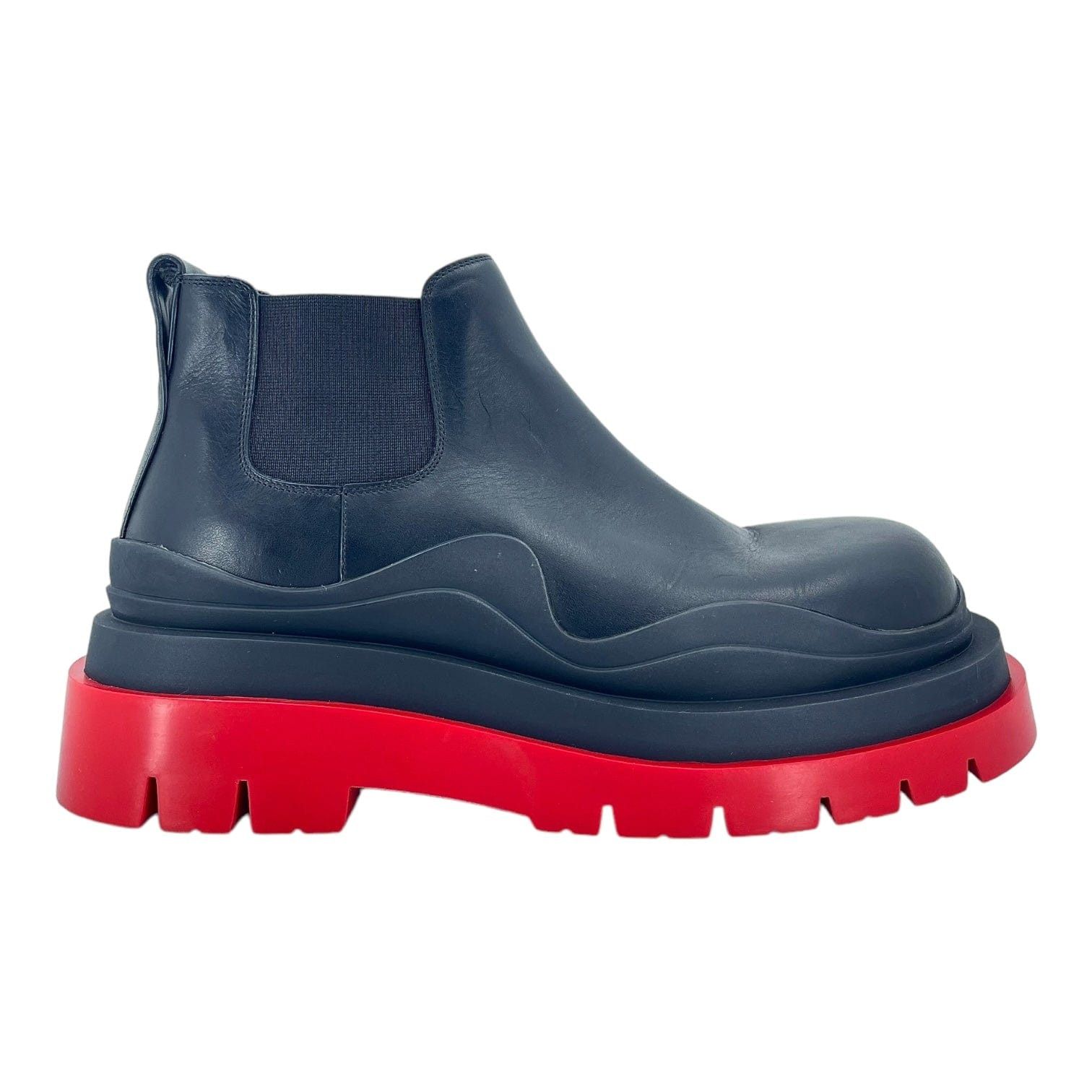 Bottega Veneta Cropped Chelsea Boot Black Red Size US 8 / EU 41 - 1 Thumbnail