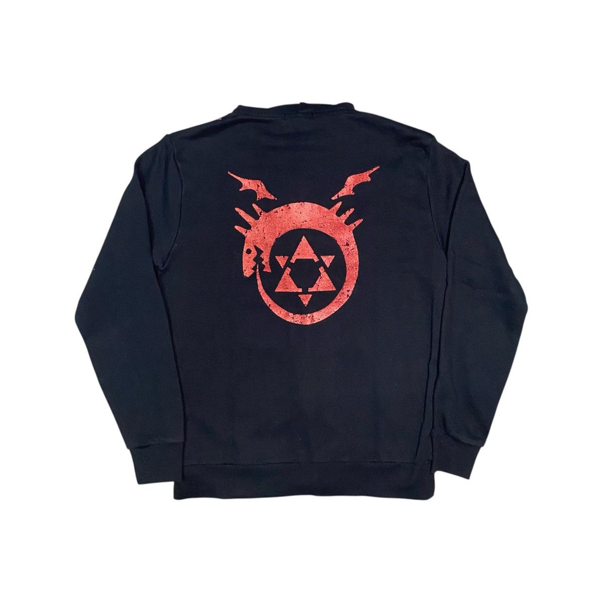 Anime Vintage Fullmetal Alchemist Anime Hoodie Zipper Size US M / EU 48-50 / 2 - 2 Thumbnail