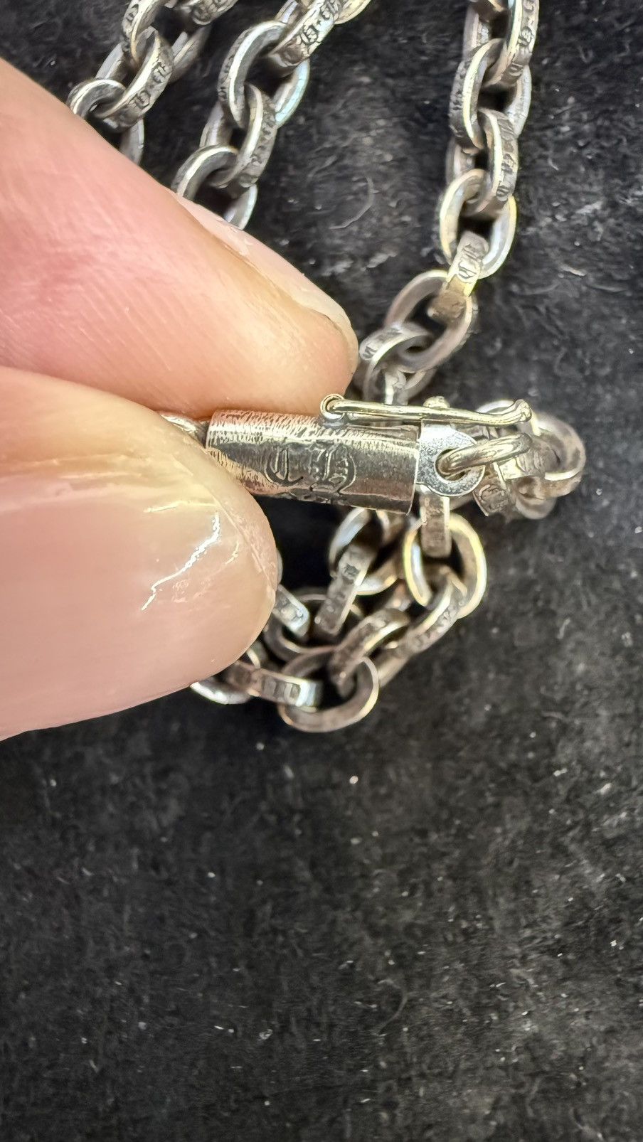 Chrome Hearts Chrome Heart Paper Chain Necklace Size ONE SIZE - 10 Thumbnail