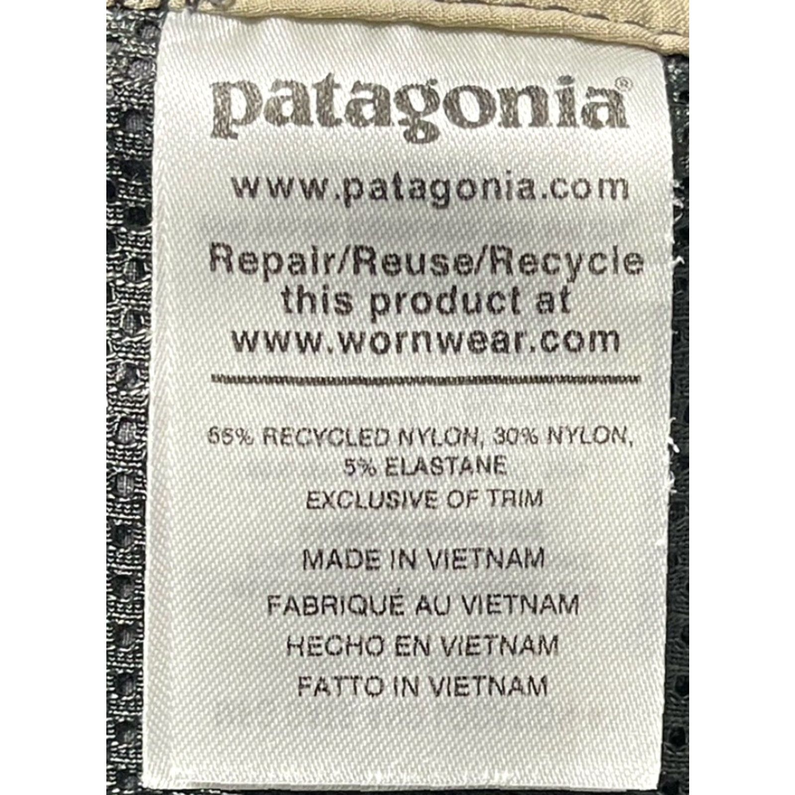Patagonia Patagonia Shorts 36x9.5 Stretch Wavefarer Walk Drawstring Flat Front Stretch Mens Gray Size US 36 / EU 52 - 7 Thumbnail