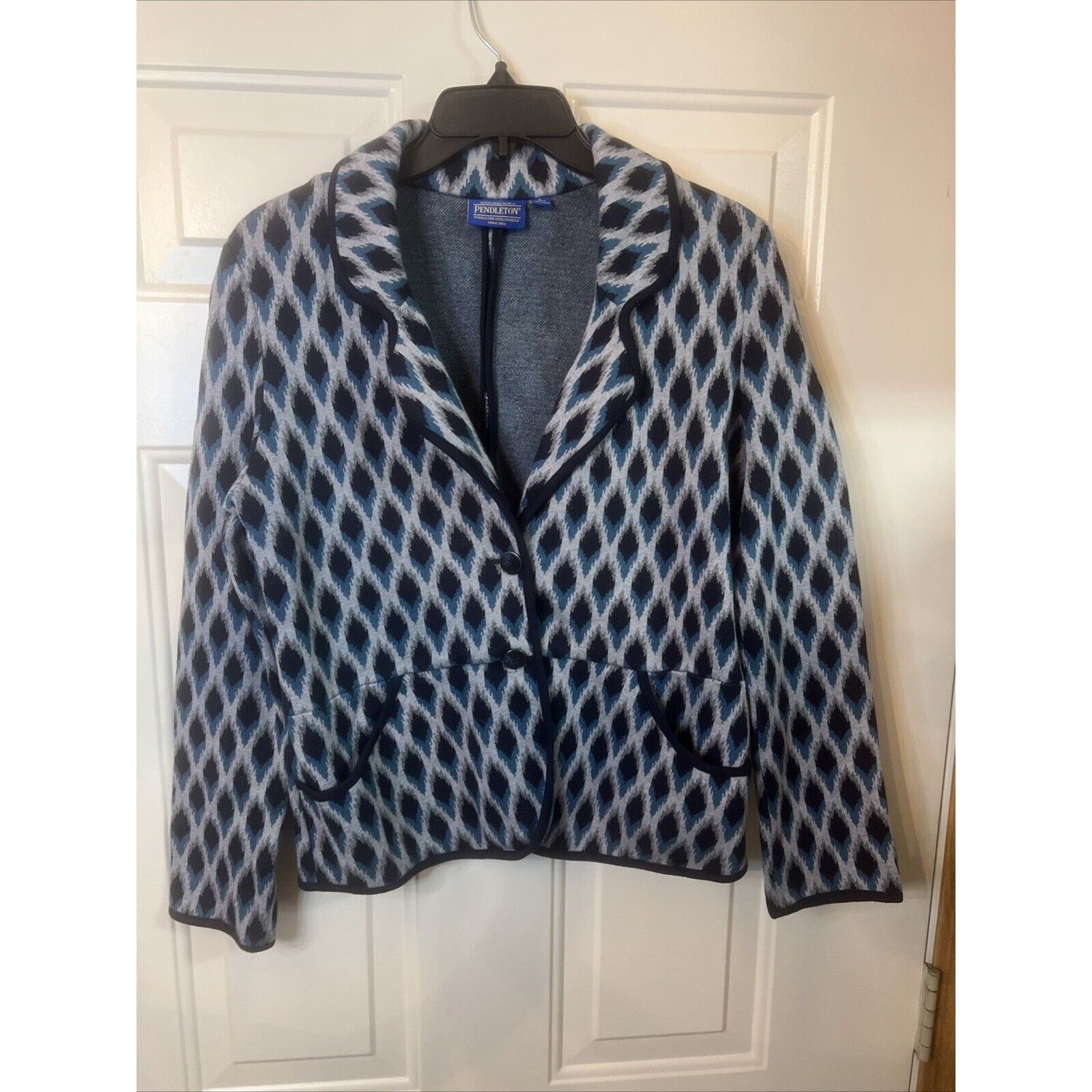 Pendleton Pendleton Blazer Suit Jacket Sport Coat Women's Large Blue Size L / US 10 / IT 46 - 5 Thumbnail