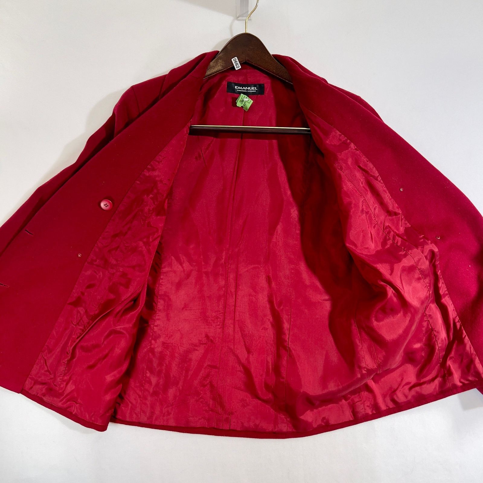 Emanuel Ungaro Blazer Coat Emanual Ungaro Woman 10 90% Wool 10% Cashmere Size L / US 10 / IT 46 - 3 Thumbnail