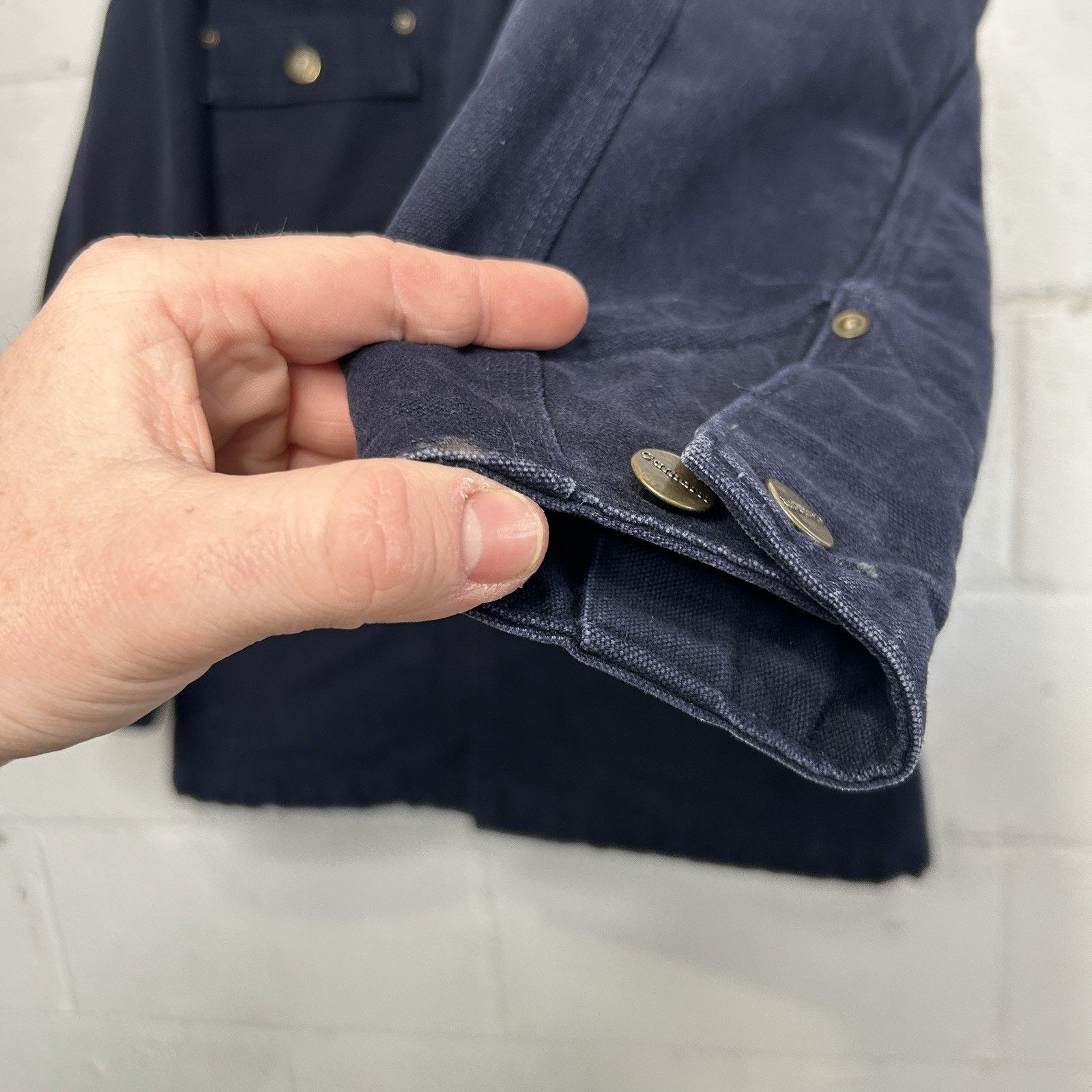 Carhartt Vintage Carhartt Blanket-Lined Chore Coat “Midnight Blue” Size US S / EU 44-46 / 1 - 10 Thumbnail