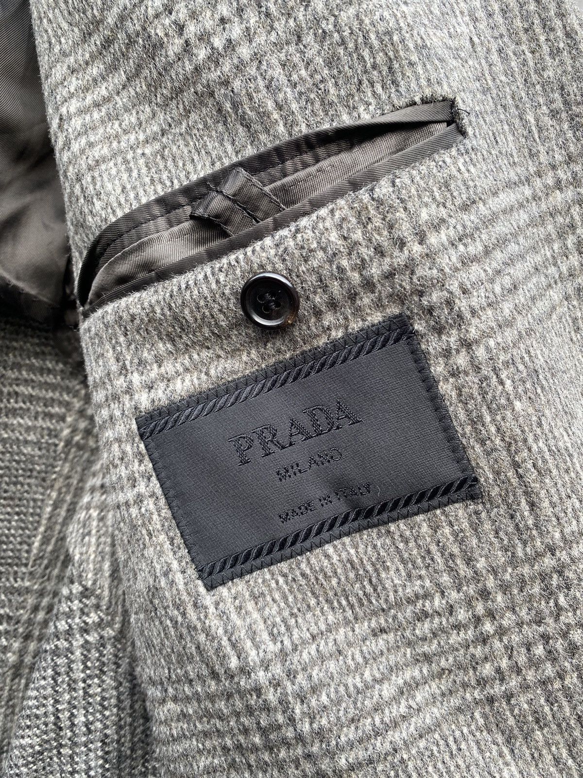 Prada Prada Wool / Alpaca Plaid blazer jacket size 54 R Size 54R - 6 Thumbnail