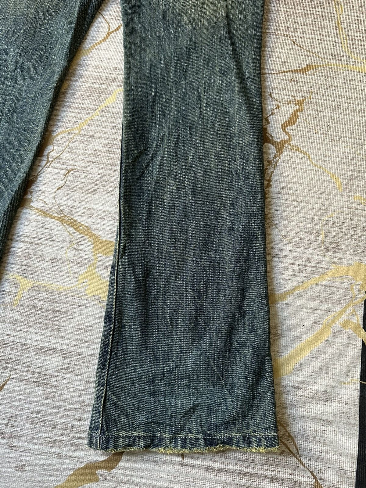 Tornado Mart FLARE Tornado Mart Design Style Distressed Denim Size US 34 / EU 50 - 15 Thumbnail