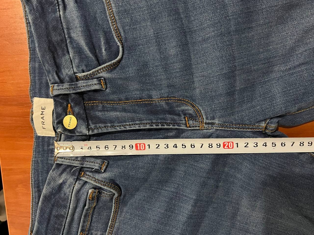 Frame $299 FRAME LE MINI ICON BOOT JEANS WOMENS SIZE 27 BLUE MID Size US 27 - 19 Thumbnail