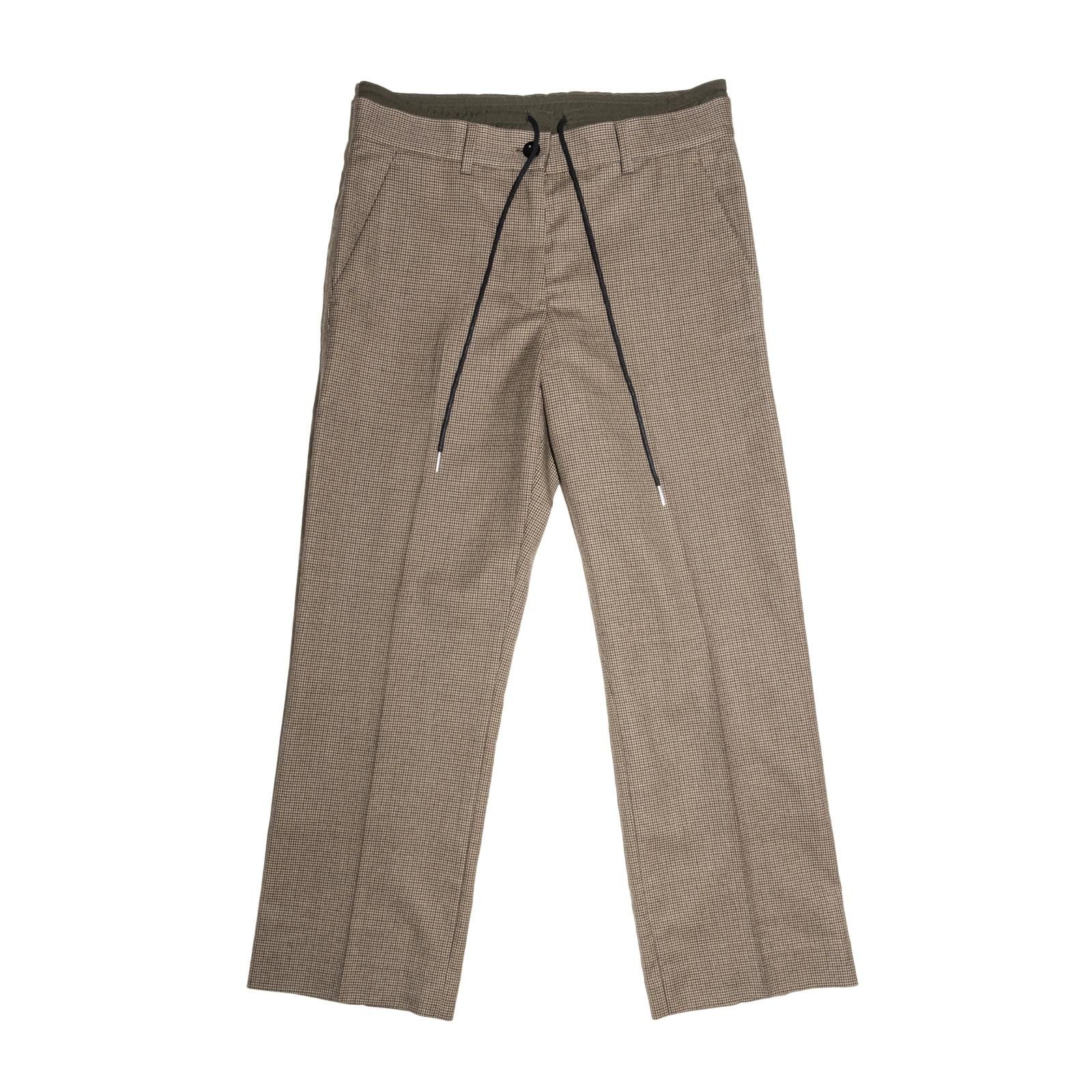 sacai FW 2022 Women's Wool Houndstooth Hybrid Trousers