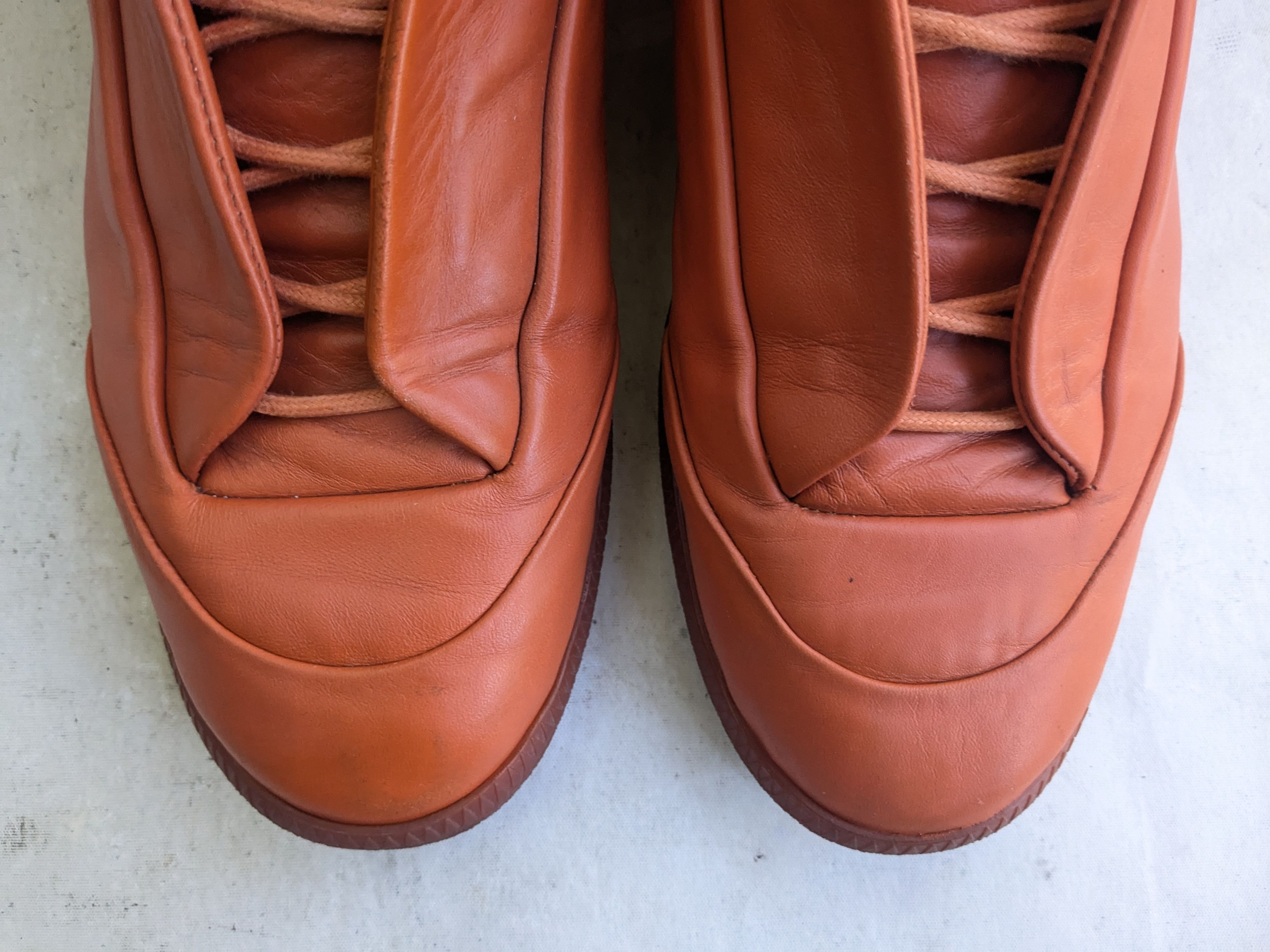 Maison Margiela Maison Margiela Future Orange High Tops 10 43 Size US 10 / EU 43 - 3 Thumbnail
