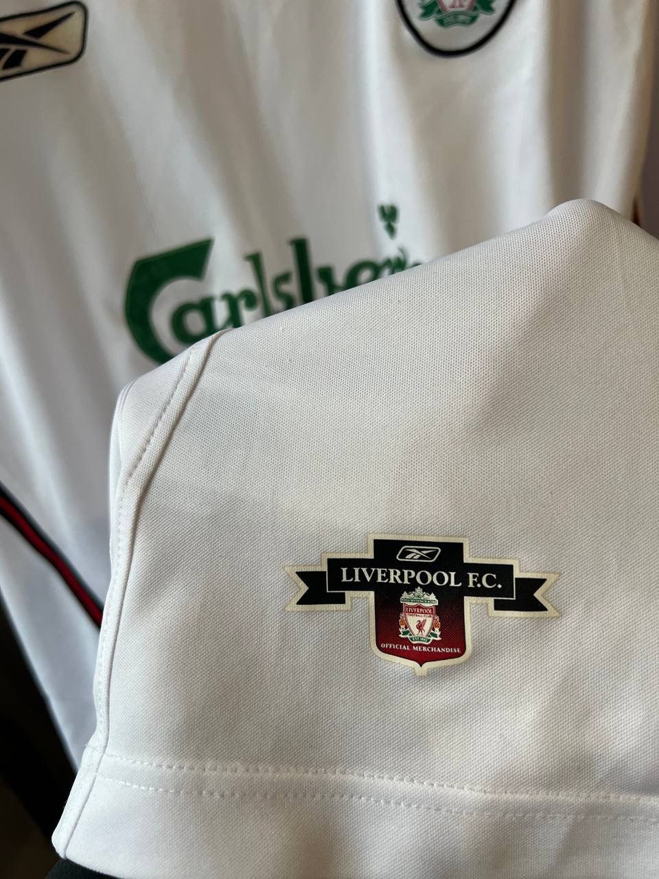 Reebok 2003/04 LIVERPOOL FC AWAY SOCCER JERSEY FOOTBALL SHIRT XXL Size US XXL / EU 58 / 5 - 11 Thumbnail
