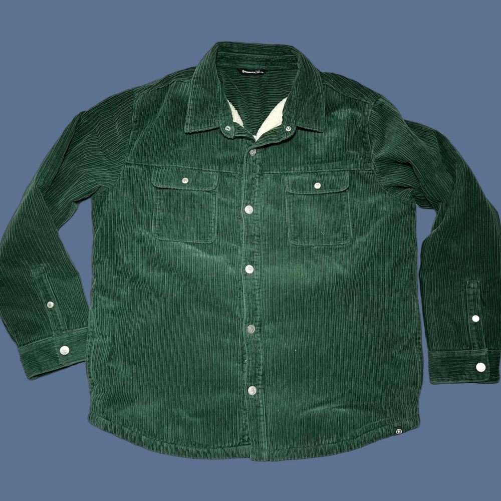 Vintage Backcountry Jacket Bomber Full Zip L Green Men Nice! Backcountry High Pile Fleece Lined Corduroy Full-Zip L Size US L / EU 52-54 / 3 - 1 Thumbnail