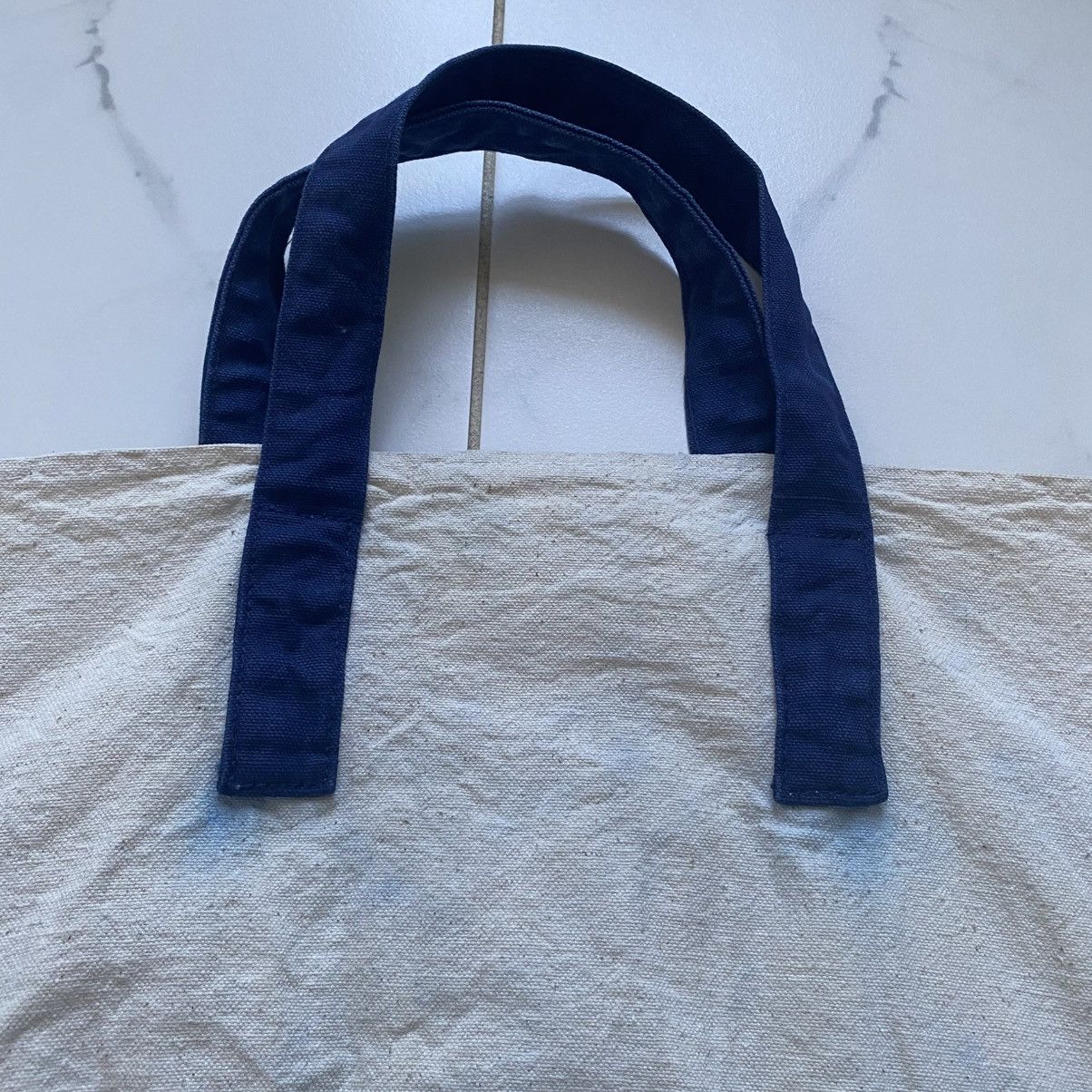 Vintage Vintage 1996 Olympics Atlanta Tote Bag Beige Navy Small Size ONE SIZE - 4 Thumbnail