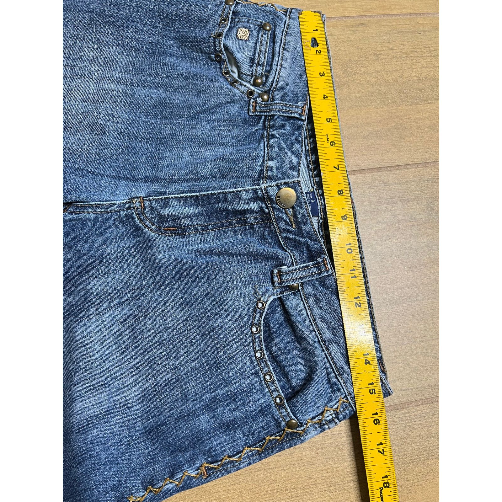Vintage Vintage BACCINI Women's Sz 8 Mid Rise Flared Y2K western Size 30" / US 8 / IT 44 - 5 Thumbnail