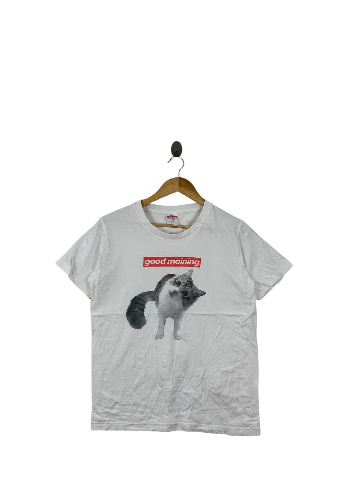 Other GOOD MORNING CAT Cute Dont Do Pet Lover Tee Shirt Top Size M / US 6-8 / IT 42-44 - 3 Thumbnail