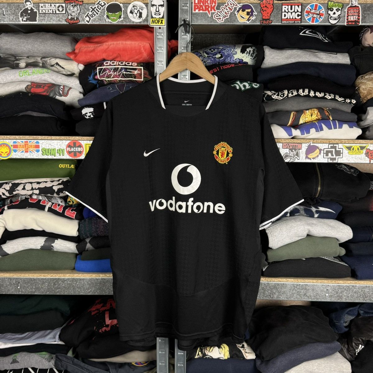 Nike MANCHESTER UNITED 2003/05 RONALDO AWAY SHIRT SOCCER JERSEY Size US L / EU 52-54 / 3 - 2 Thumbnail