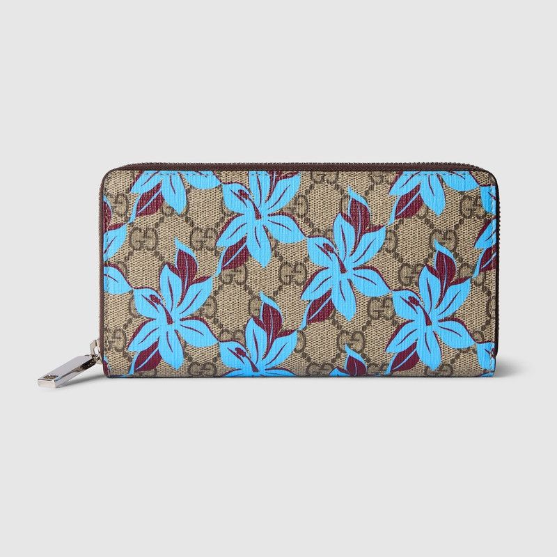 Gucci oc11z1225 Size: OS / GG Printed Zip Around Wallet Multicolor Size ONE SIZE - 1 Thumbnail