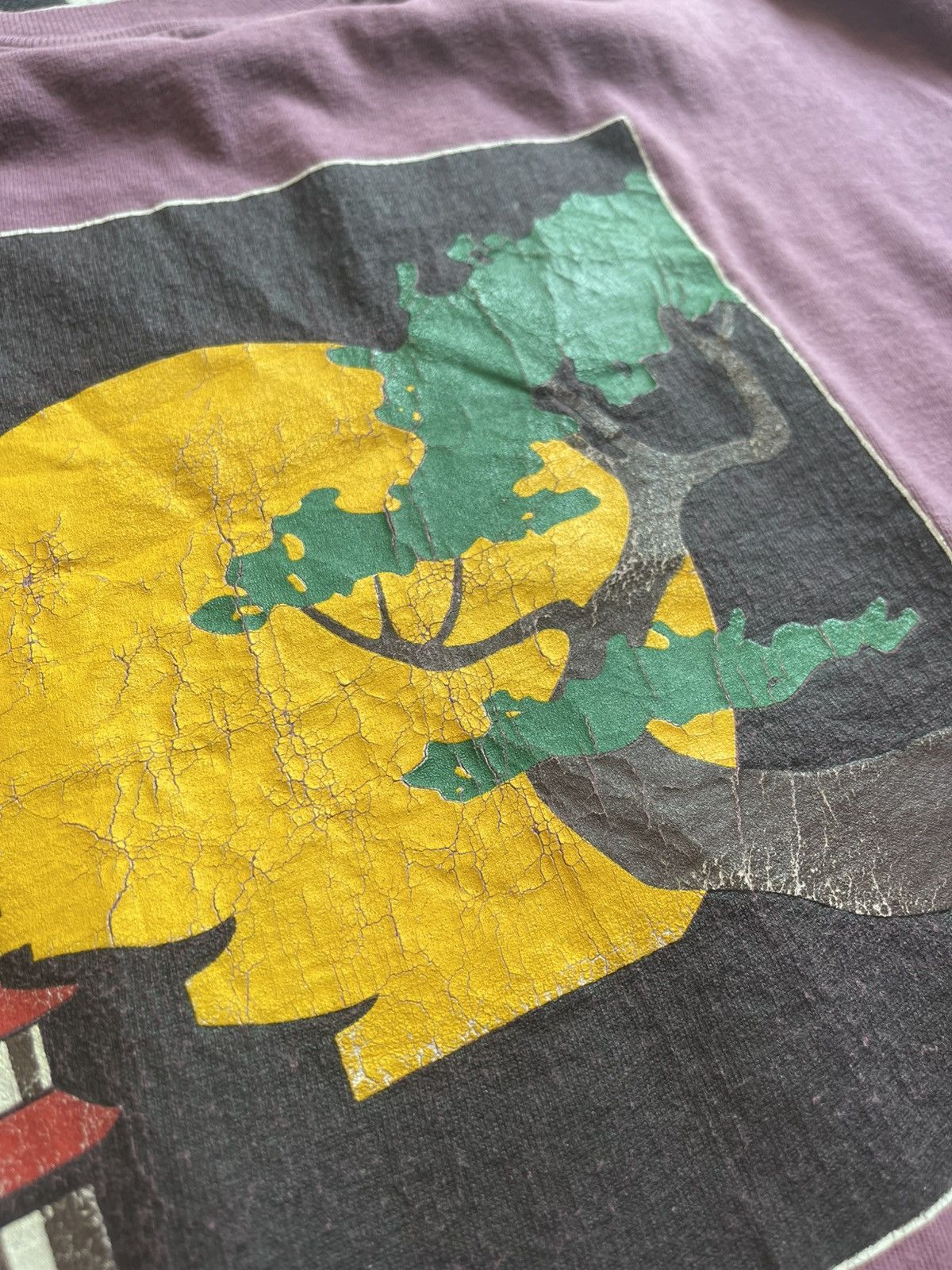 Vintage Vintage 90s Shao Lin Martial Arts Graphic Tee - Sun & Pagoda Size US XL / EU 56 / 4 - 4 Thumbnail