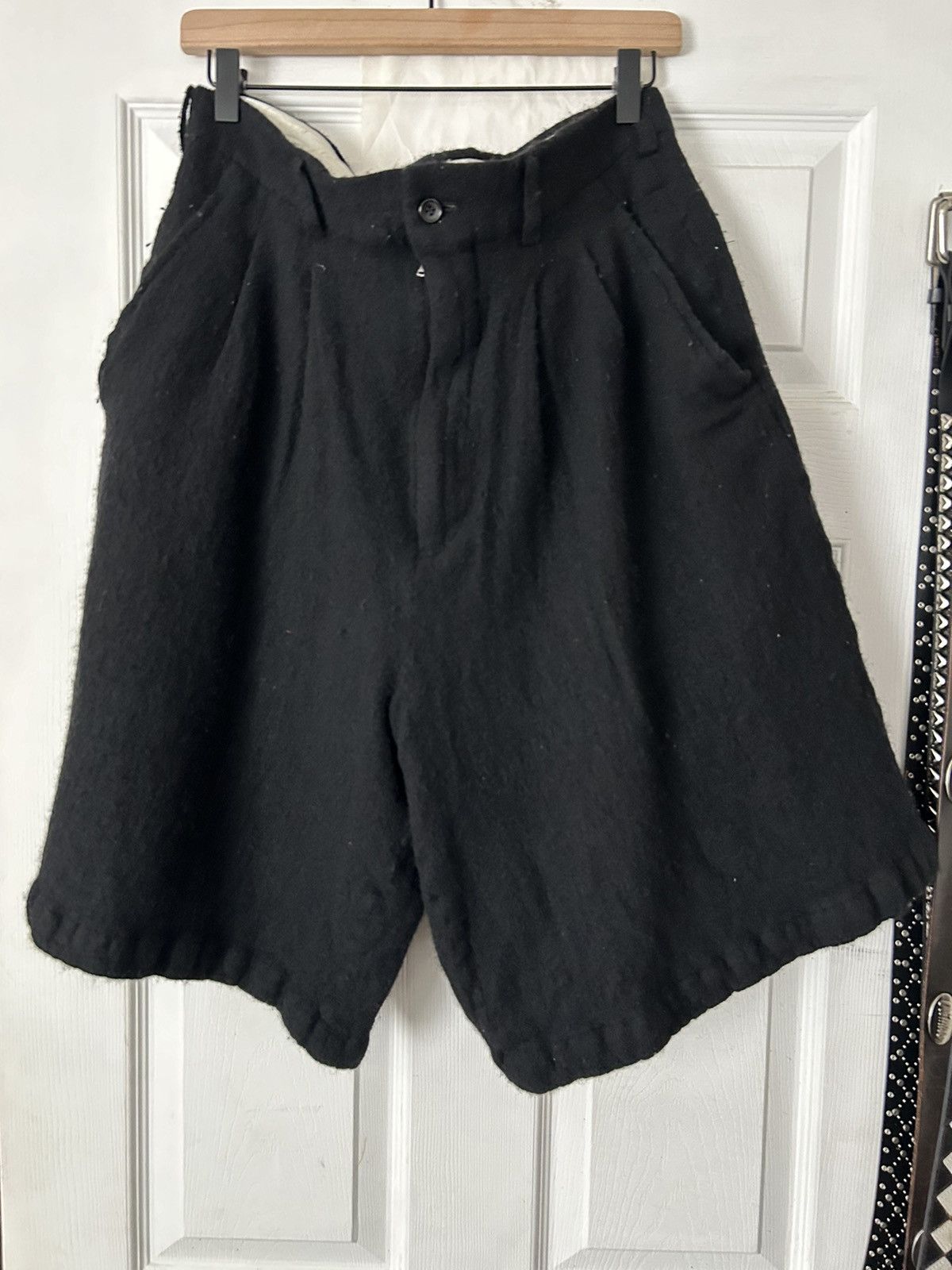 Comme des Garcons Homme Plus AW21 Wool Shorts