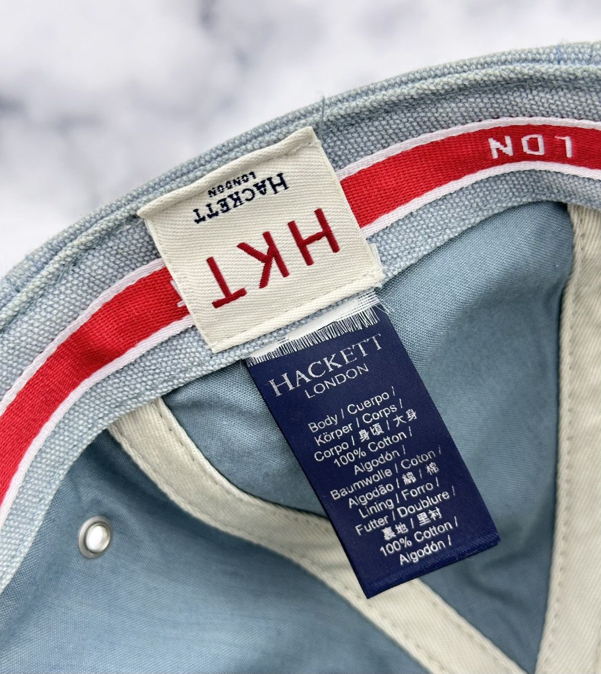 Hackett Hackett HKT London Men’s Baseball Cap One Size Blue Size ONE SIZE - 10 Thumbnail