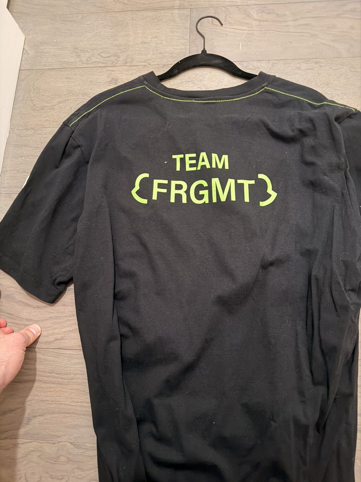 Fragment Design × Moncler Moncler Fragment Black and Green pocket tee Size US L / EU 52-54 / 3 - 2 Thumbnail