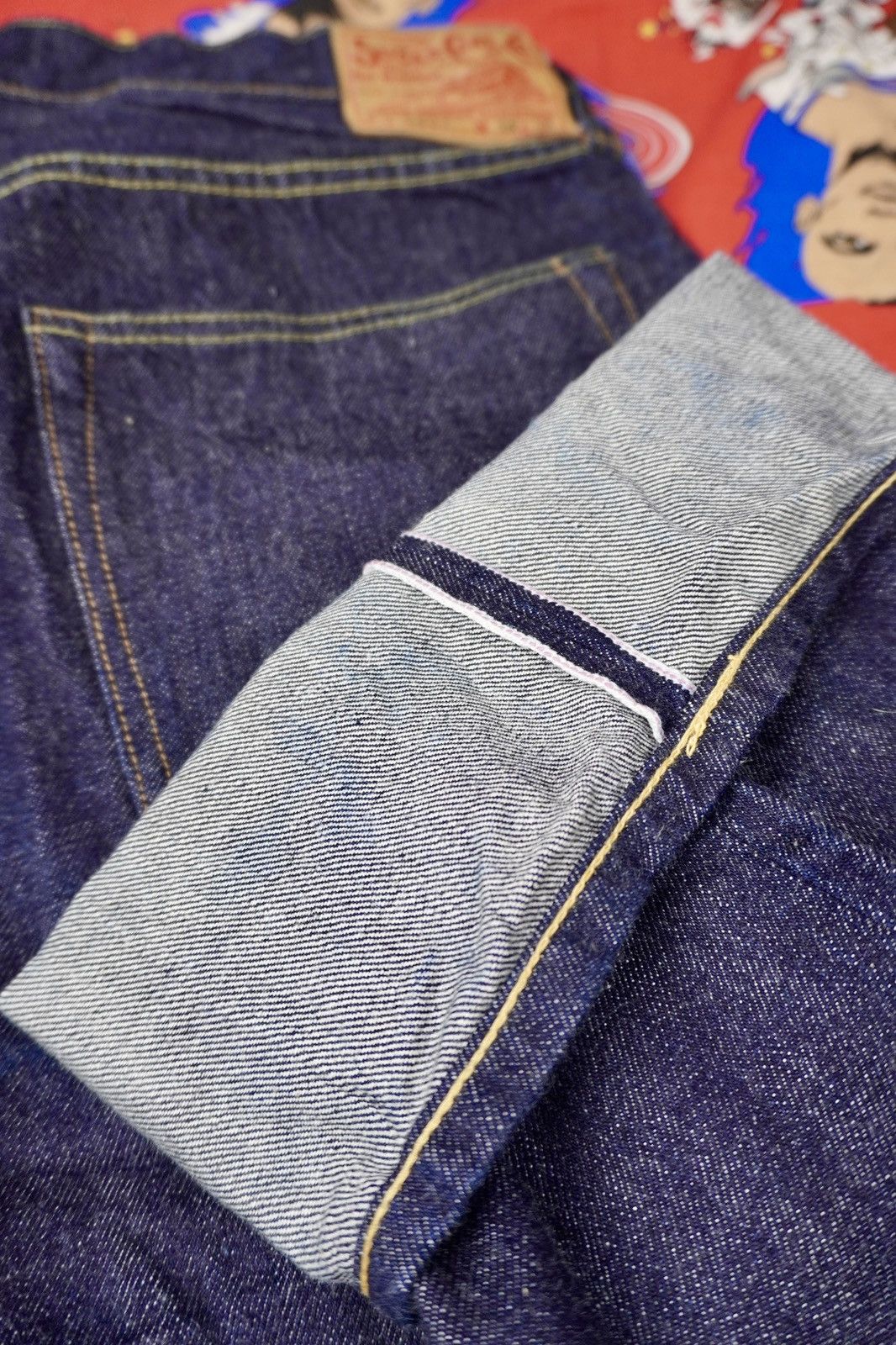 Japanese Brand × Sugar Cane × Toyo Enterprises Vintage SugarCane Lot 1947 Denim Jeans 14oz Redline Selvedge Size US 35 - 1 Thumbnail