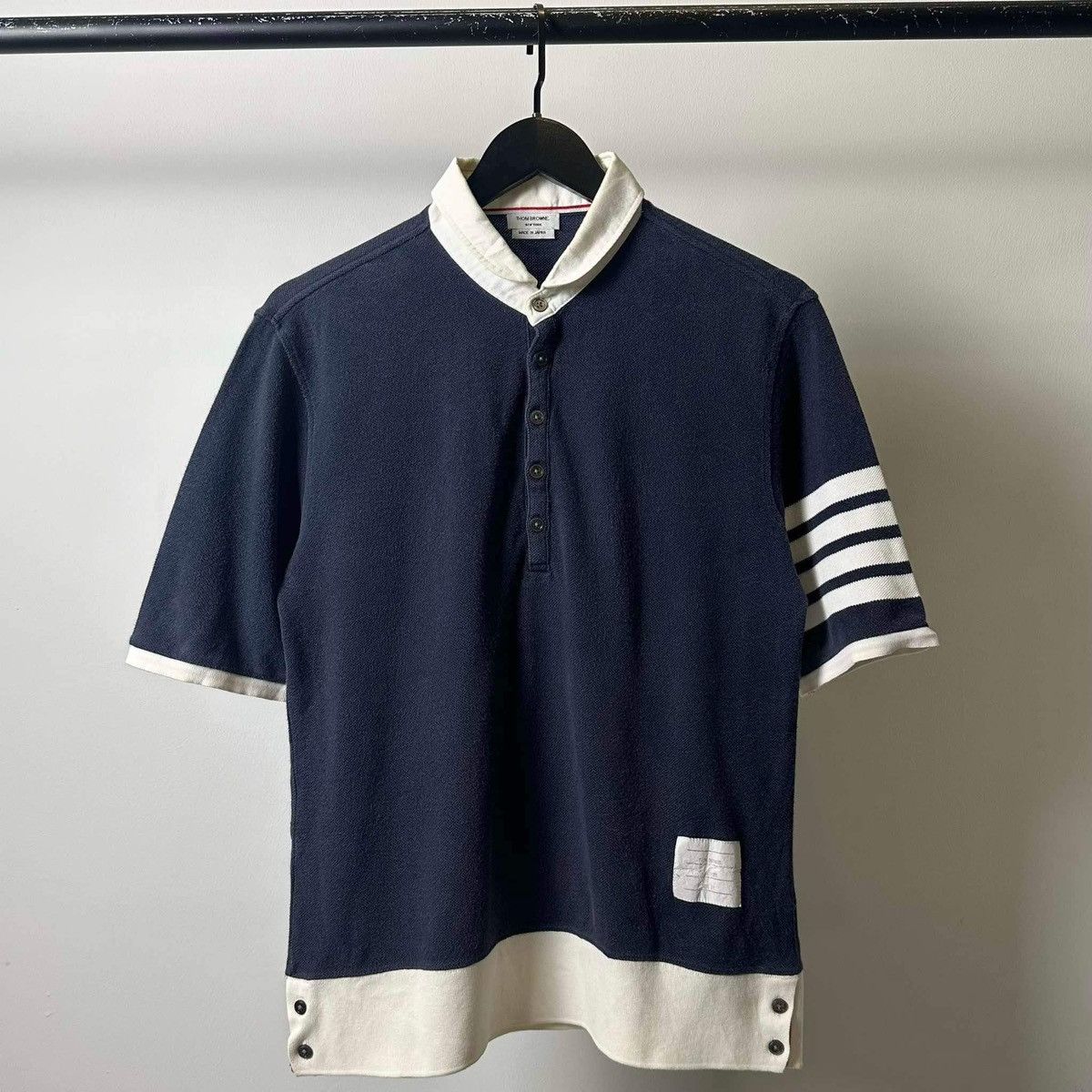 THOM BROWNE 4 BAR POLO SHIRT