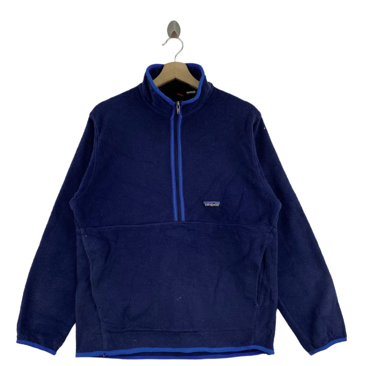 PATAGONIA SYNCHILLA USA Half Zipper Outdoor Navy Fleece