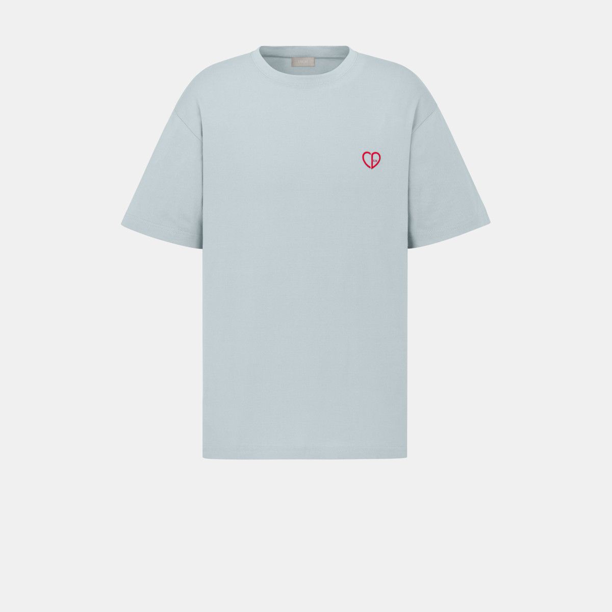 Dior o1bcso1str0226 CD Heart Relaxed-Fit T-Shirt in Grey Size US S / EU 44-46 / 1 - 1 Thumbnail