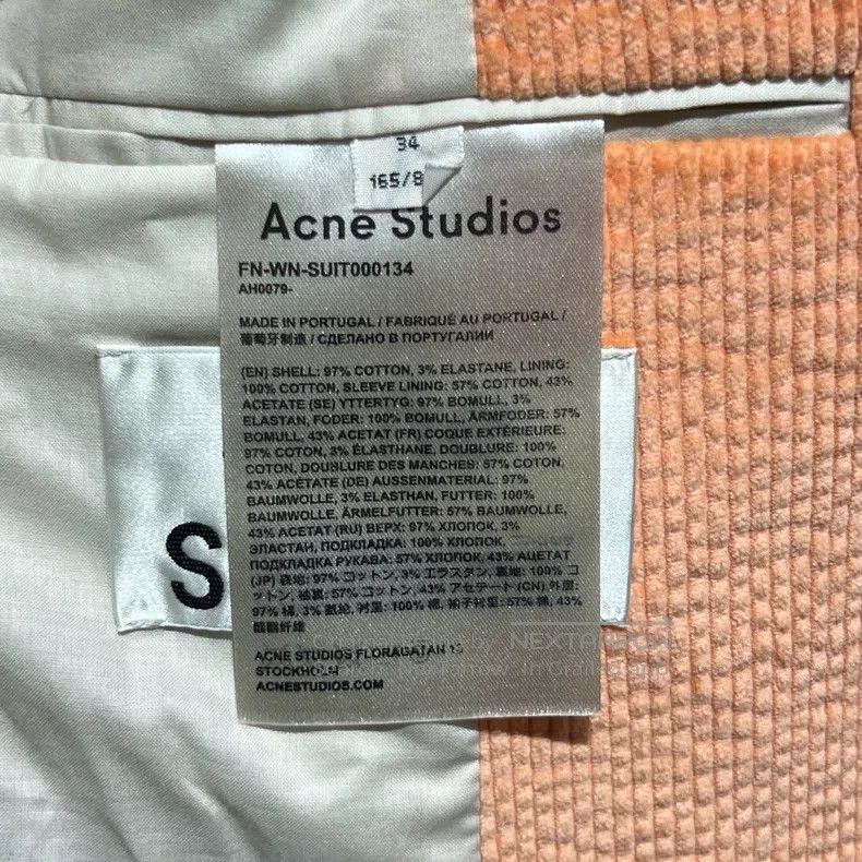 Acne Studios Acne Studios Corduroy Suit Jacket and Trousers Set Size XXS / US 00 / IT 34 - 7 Thumbnail