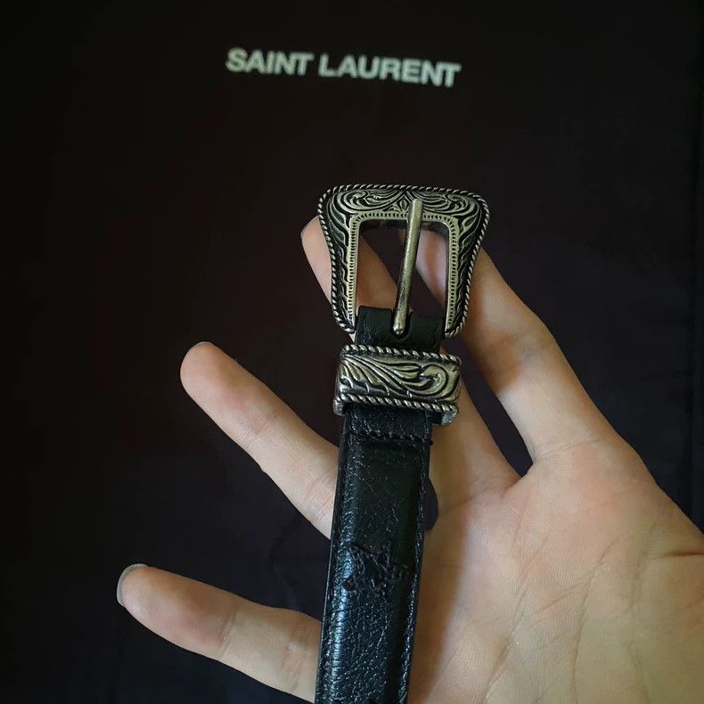 Saint Laurent Paris Saint Laurent Paris Vintage Star Carved Belt Size ONE SIZE - 1 Thumbnail