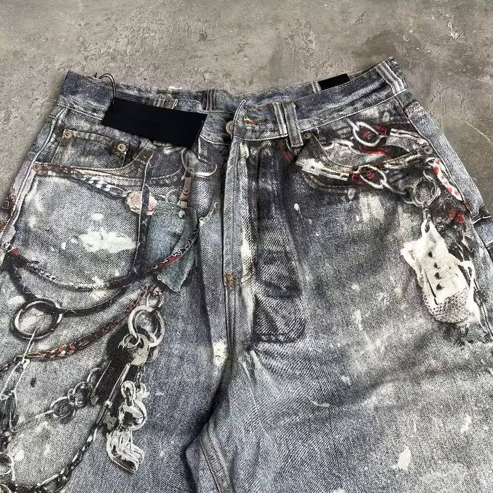 Japanese Brand × Vintage graphic jeans Size US 36 / EU 52 - 6 Thumbnail