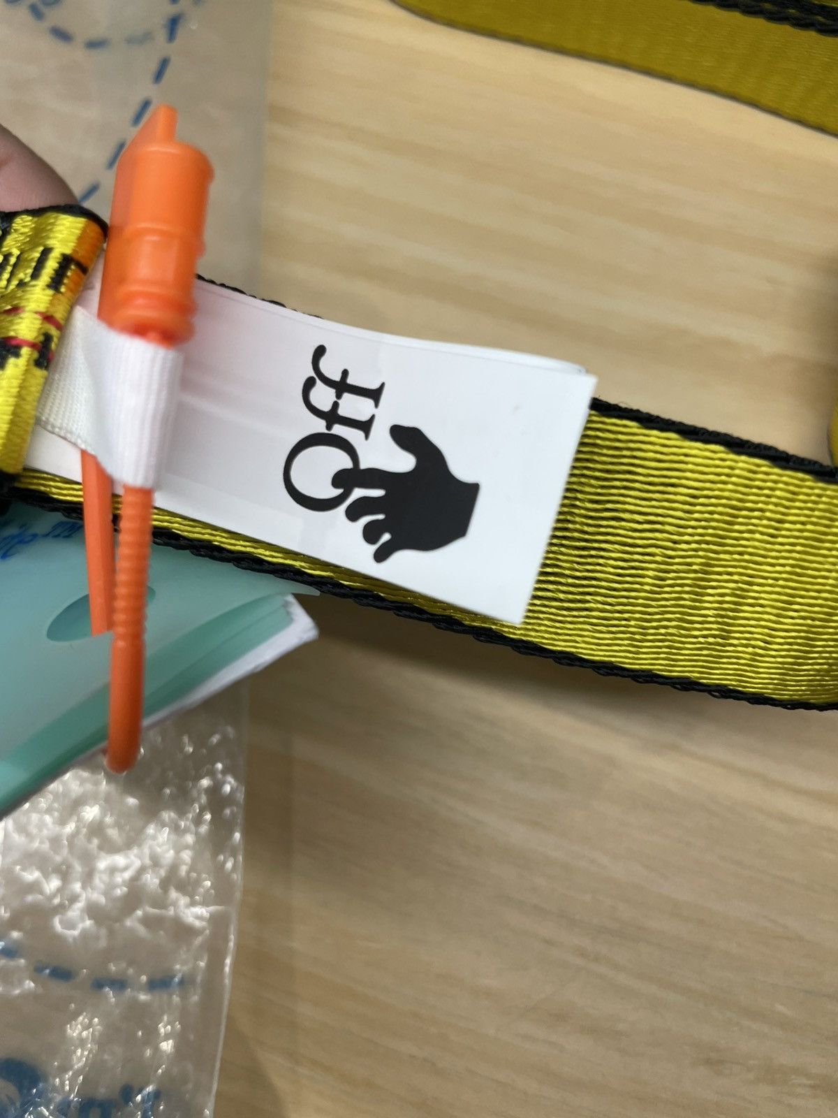Off-White NWT Off-White Industrial Nylon Belt Yellow Black O/S Size ONE SIZE - 6 Thumbnail