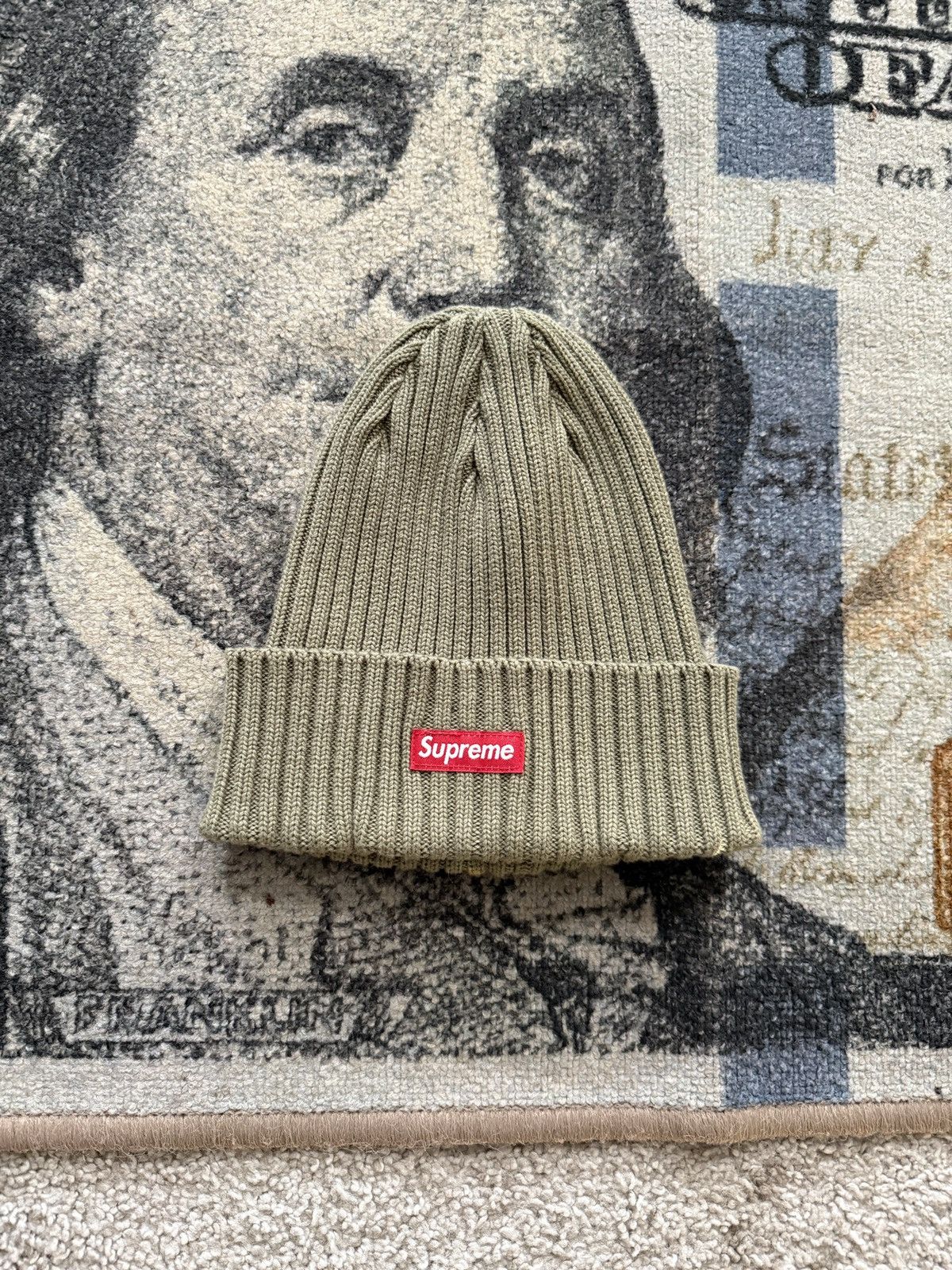 Supreme Olive Green Supreme Beanie Size ONE SIZE - 1 Thumbnail