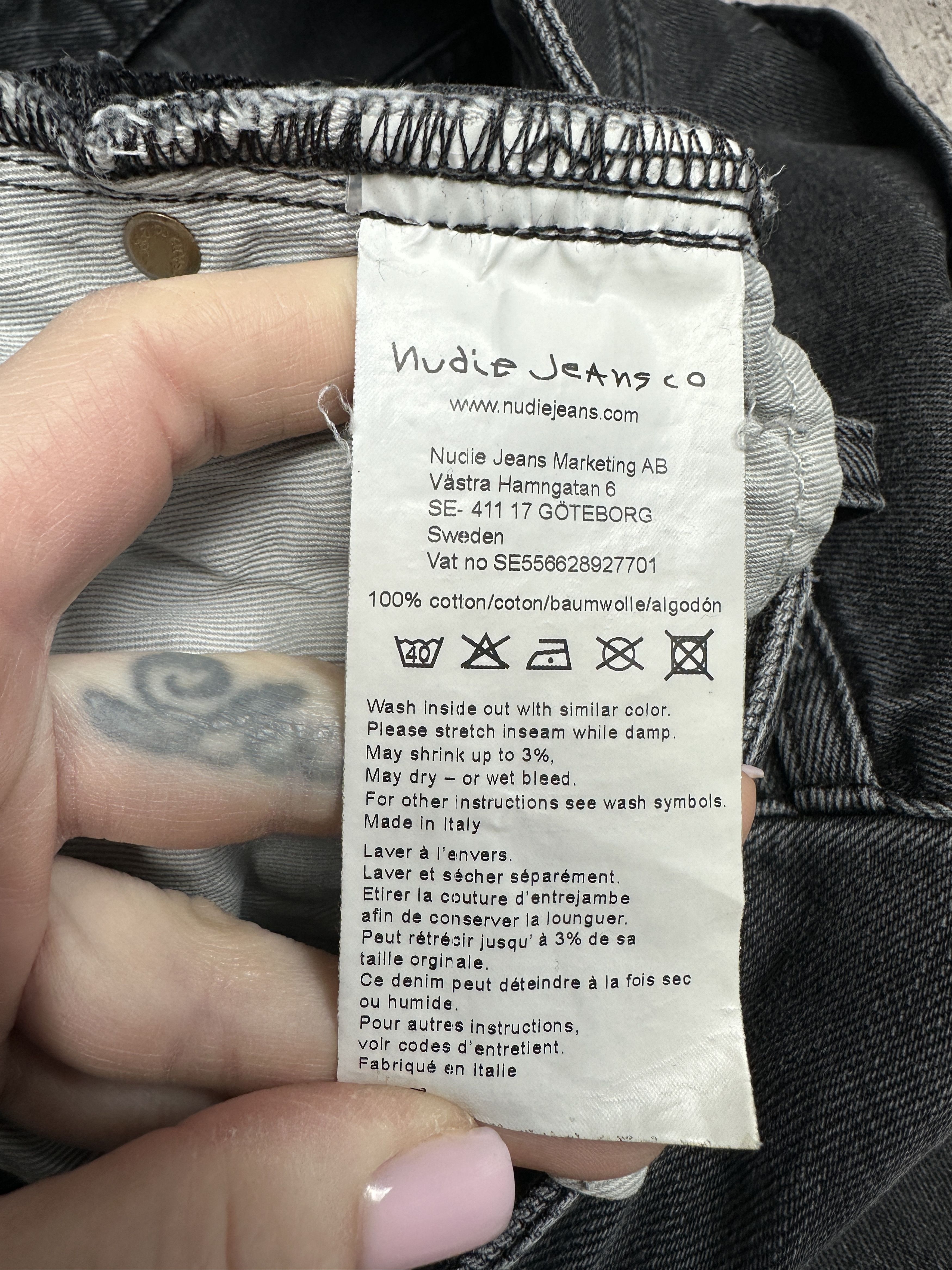 Nudie Jeans Nudie Jeans Womens Breezy Britt Denim Pants Jeans Size 31" - 10 Thumbnail