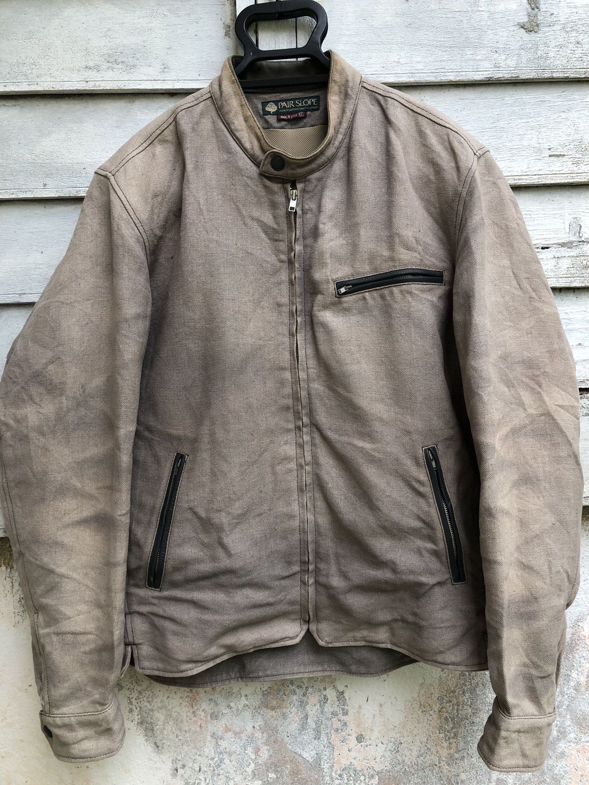 Japanese Brand Pair Slope Sun Faded Biker Moto Jacket Size US XL / EU 56 / 4 - 1 Thumbnail