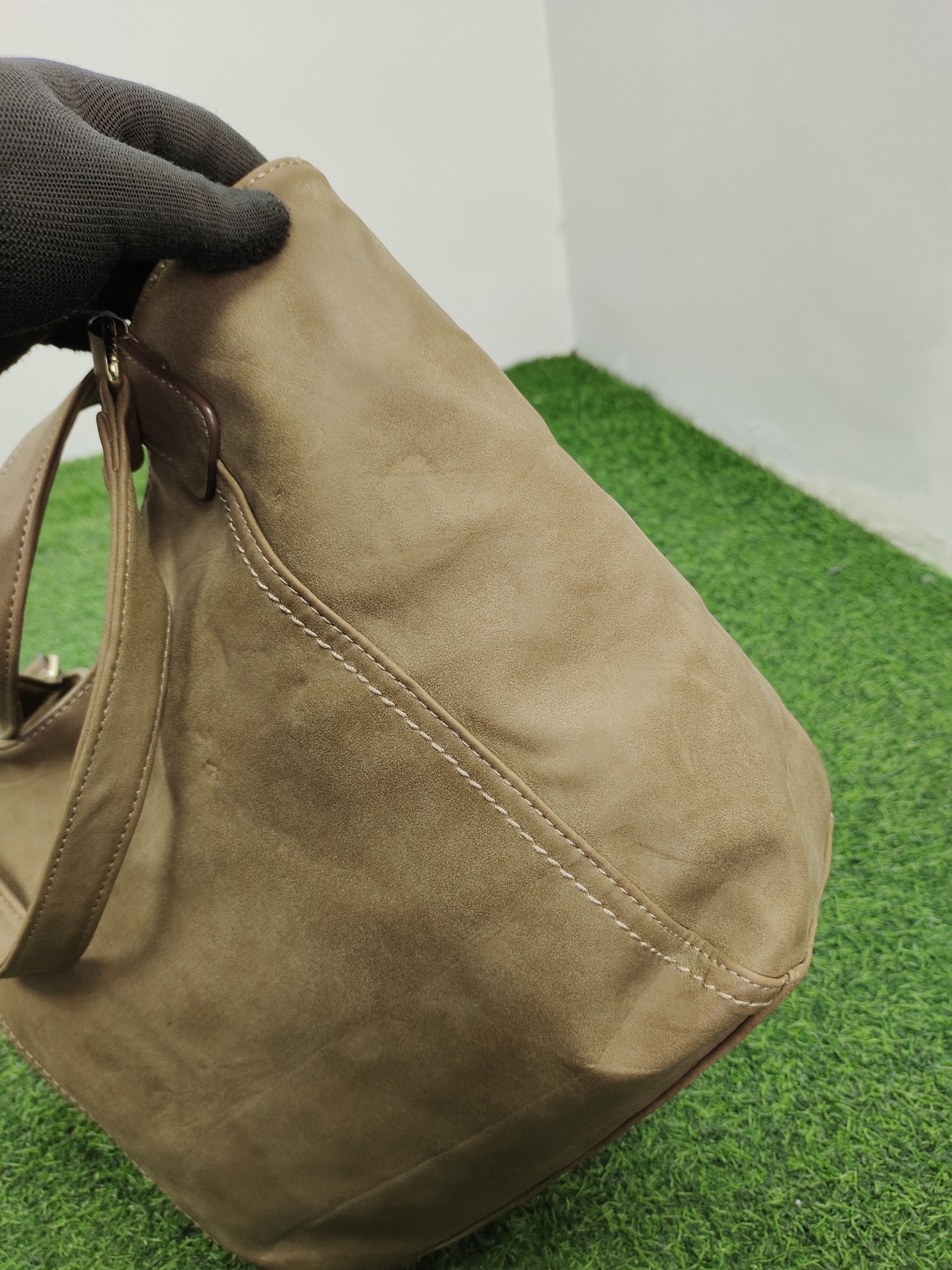Beams Japan Vintage Beams Japan Patina Full Leather Tote Bag Size ONE SIZE - 7 Thumbnail