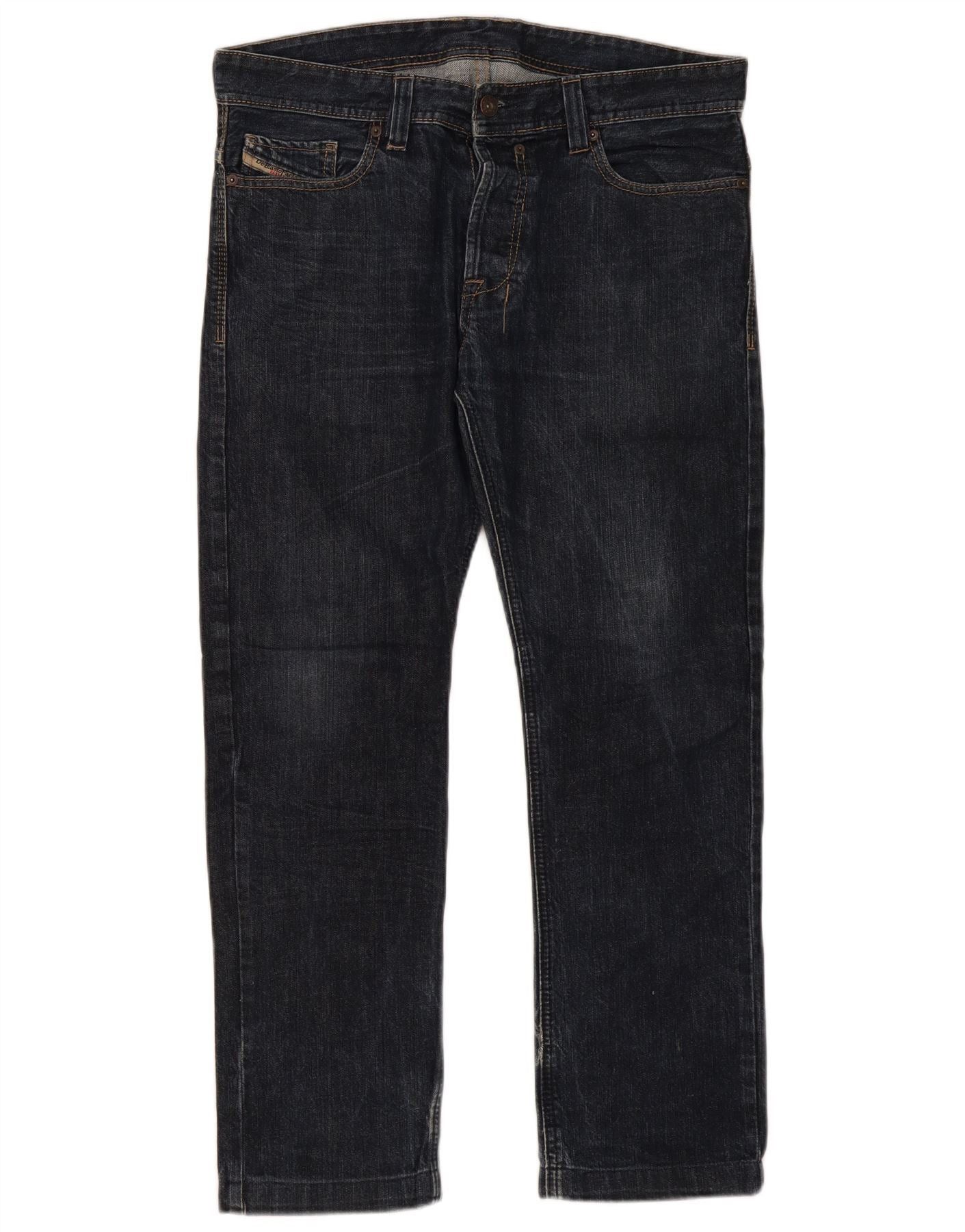 Diesel Womens Straight Jeans IT 48 XL W36 L28 Navy Blue Cotton Size 36" / US 14 / IT 50 - 1 Thumbnail
