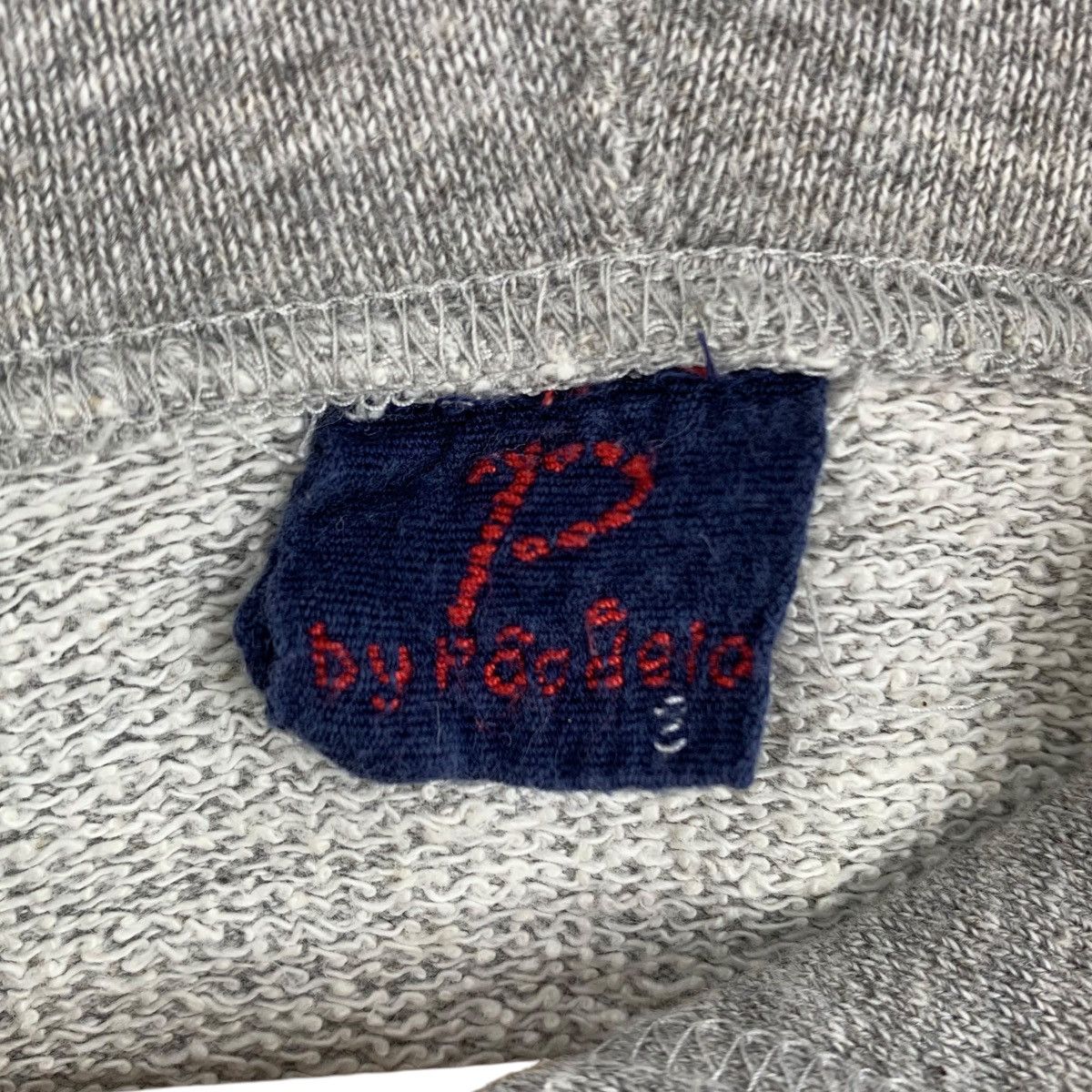 Vintage P By PAODELO Inspired 45Rpm Basic Denim Line Print Hoodie Size US M / EU 48-50 / 2 - 6 Thumbnail