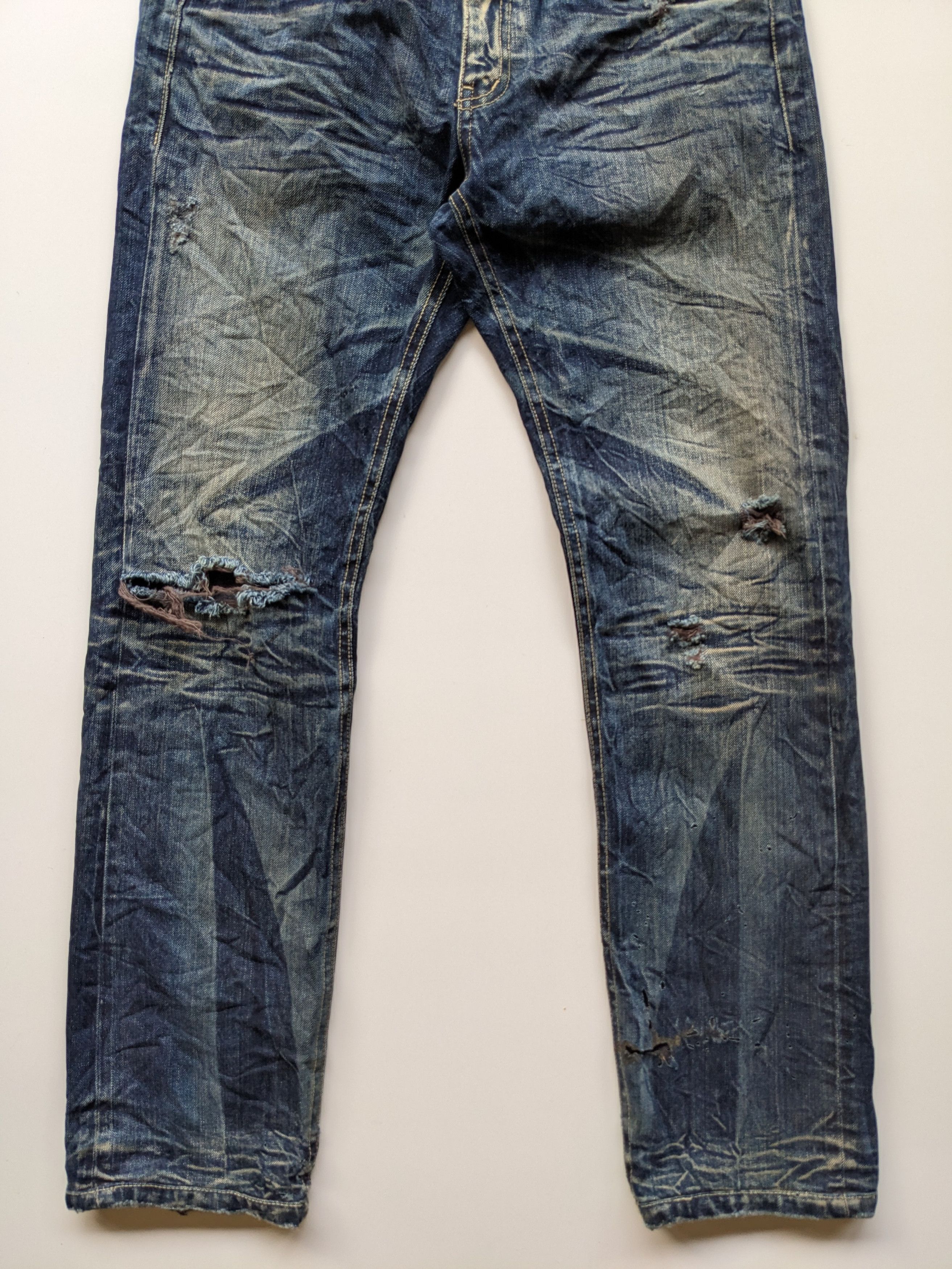 If Six Was Nine × Japanese Brand 2#1 jeans wrinkle faded jeans Size US 32 / EU 48 - 4 Thumbnail