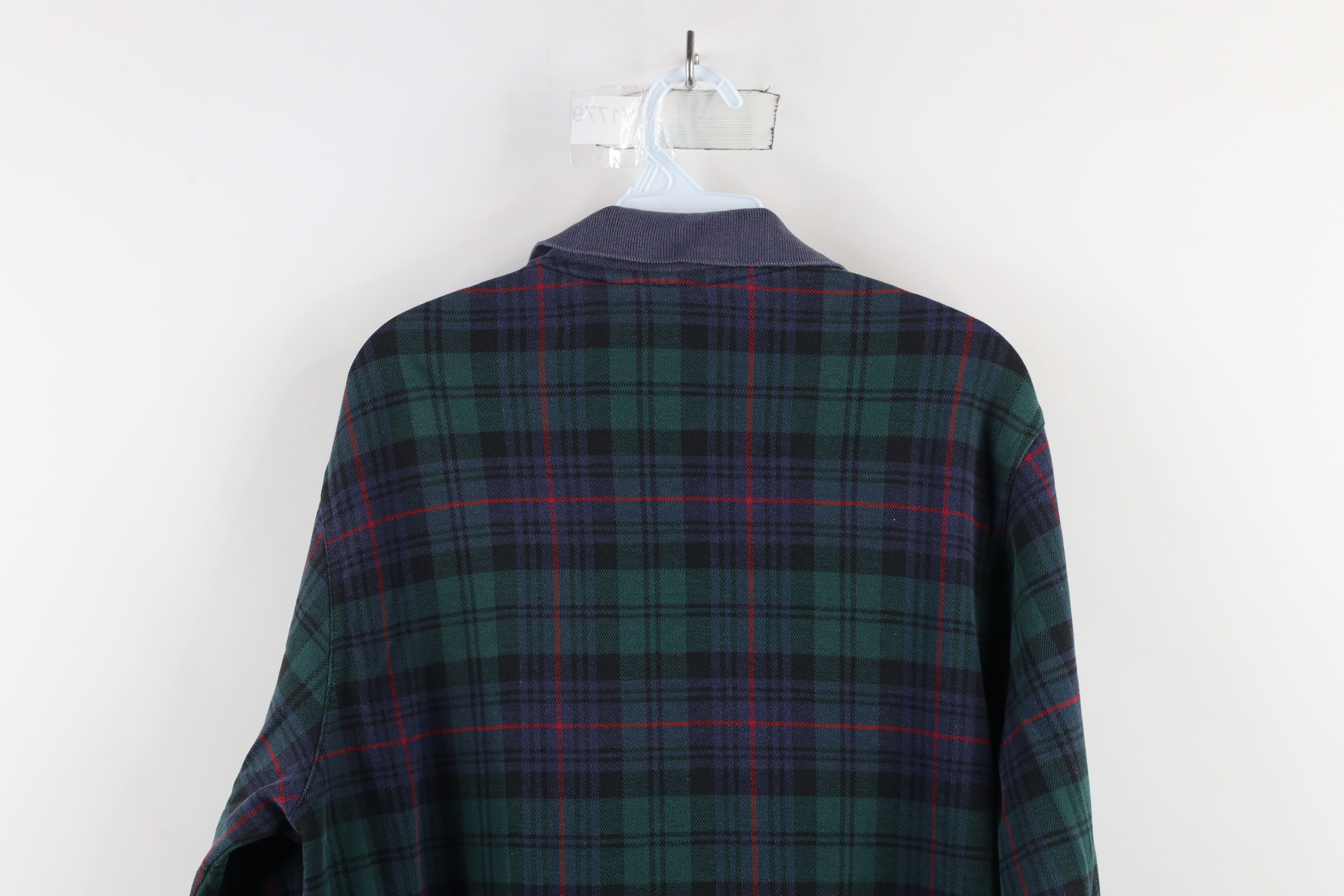 Lands' End × Vintage Vintage 90s Lands End Long Sleeve Rugby Polo Shirt AS IS Size US L / EU 52-54 / 3 - 13 Thumbnail