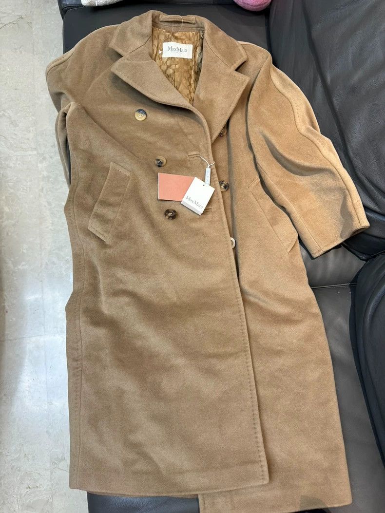 Max Mara Max Mara 101801 Camel Coat Size S / US 4 / IT 40 - 1 Thumbnail