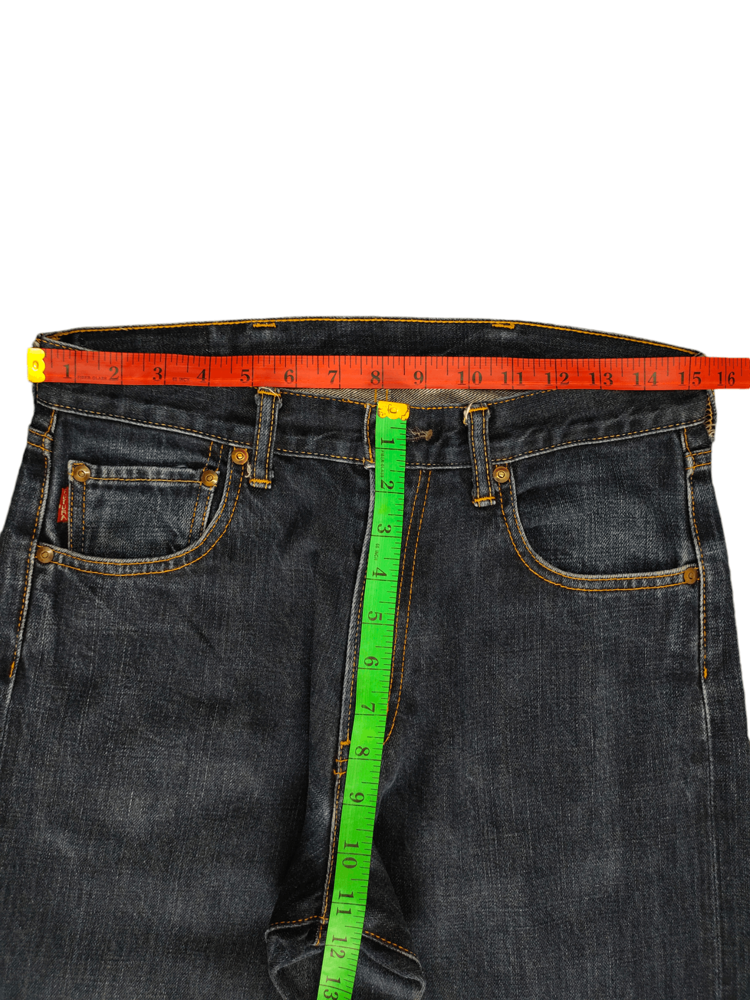 Futura 1990s Futura Embroidered Logo Distress Denim Jeans Size US 30 / EU 46 - 9 Thumbnail
